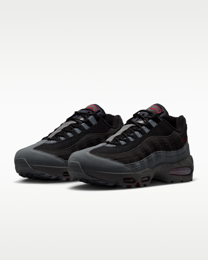 Nike Air Max 95 Big Bubble 'OG' Men's Shoes - Black/Smoke Grey/Dark Smoke Grey/Tough Red - View 5