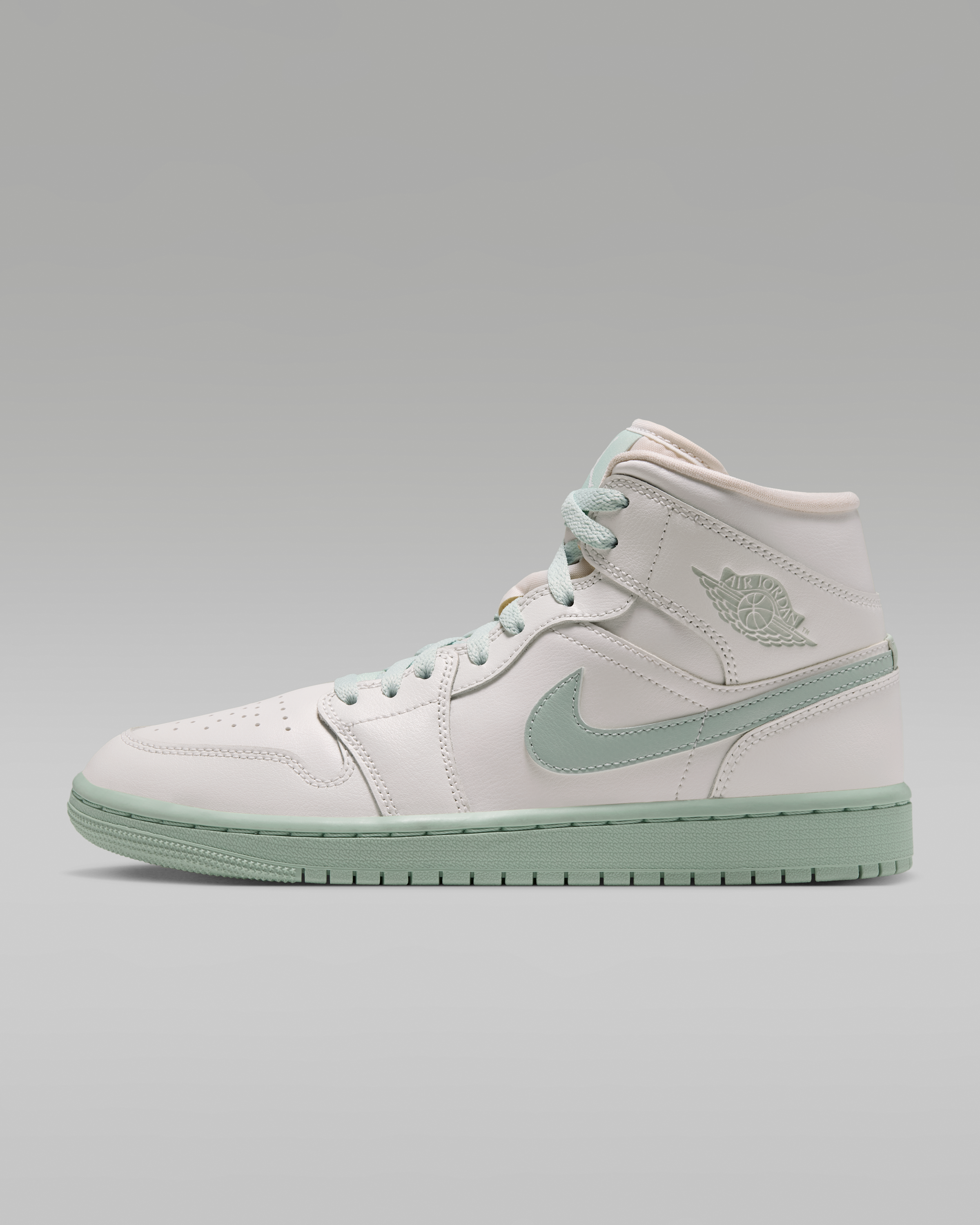 Air Jordan 1 Mid Women's Shoes - Sail/Pistachio Frost - View 1
