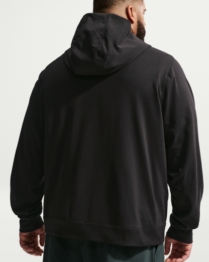 Nike Primary NanoKnit Men's Dri-FIT UV Protection Full-Zip Performance Hoodie - Black/Black - View 7