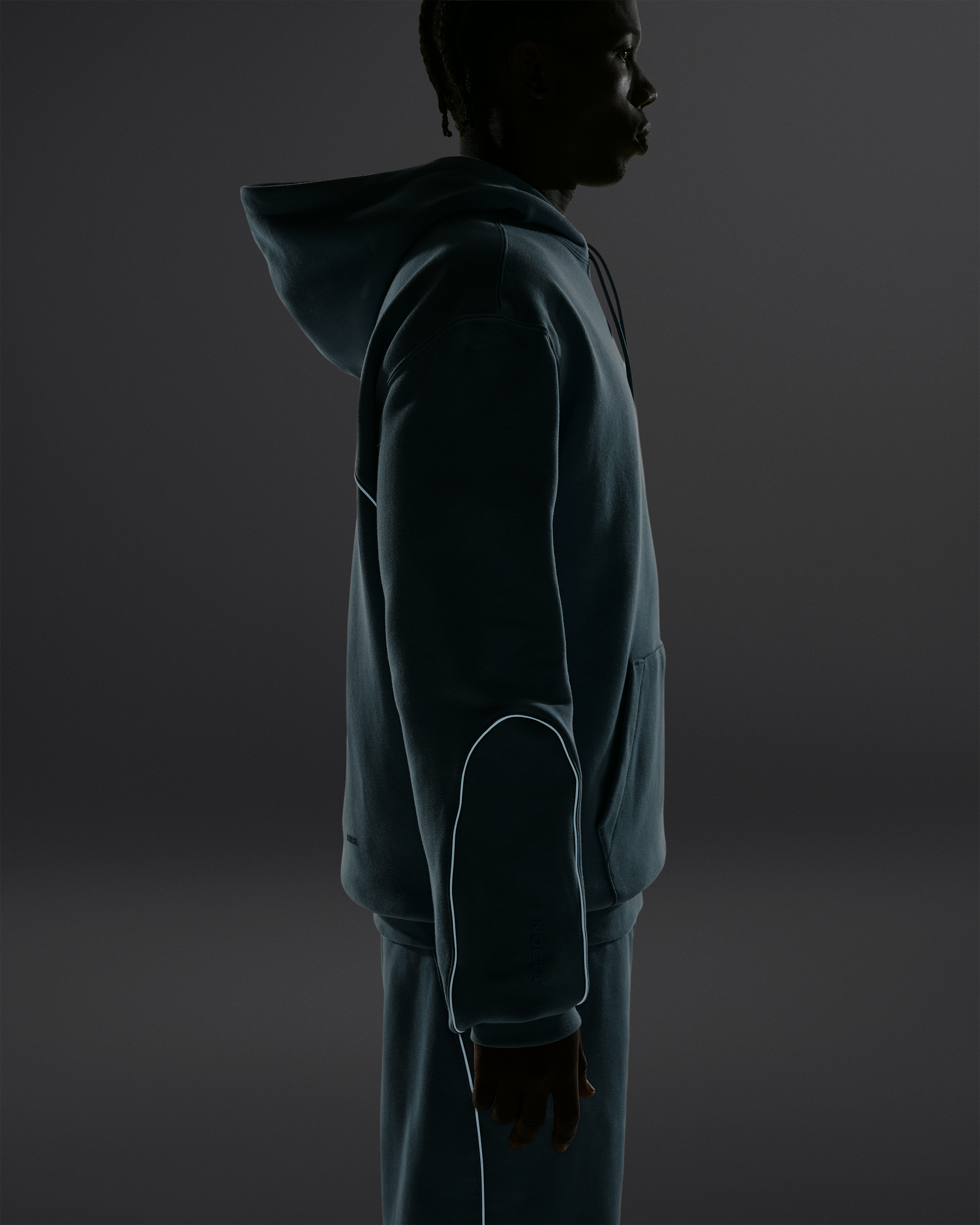 NOCTA Fleece CS Hoodie 2 - Work Blue/Polar - View 13