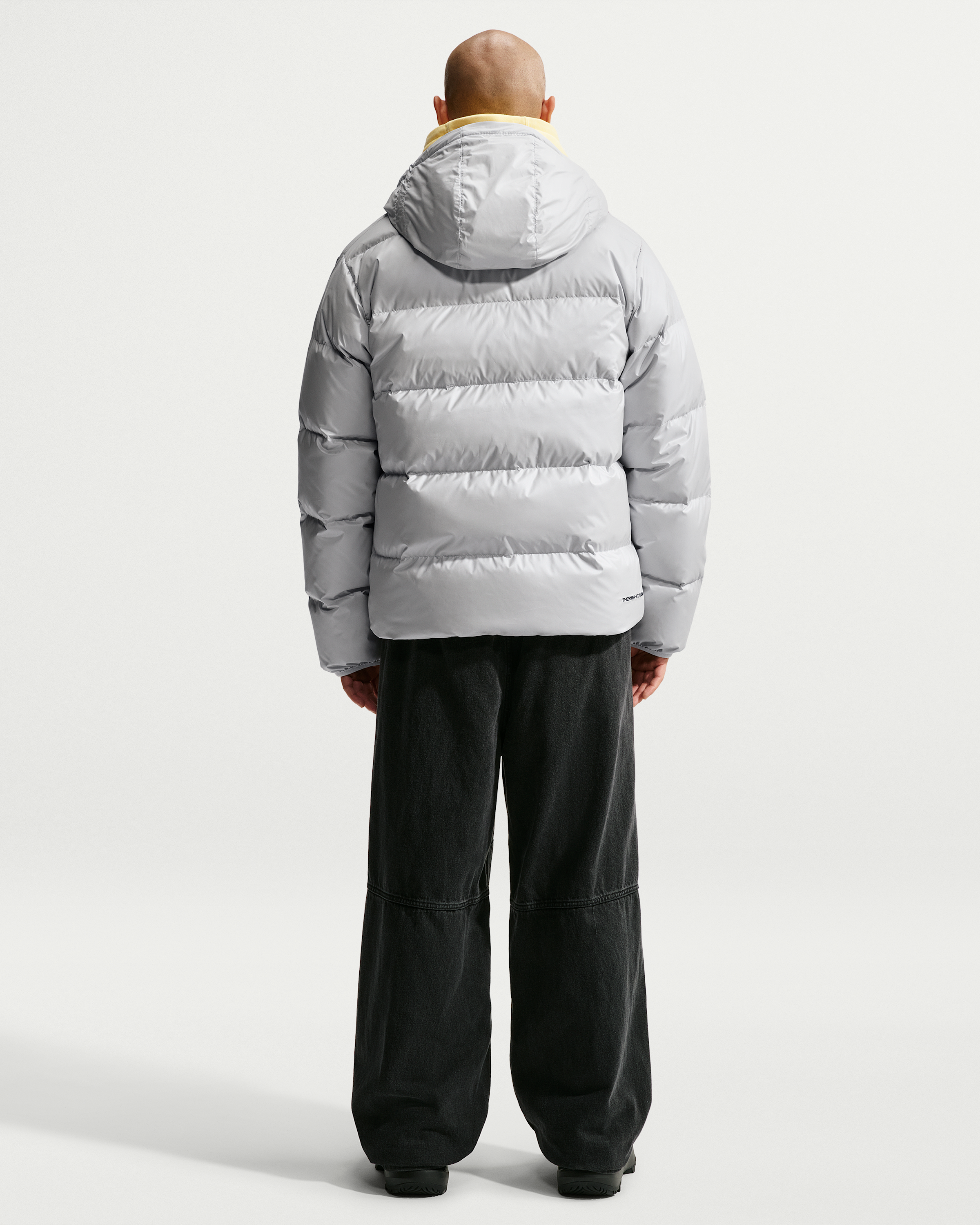 Nike Windrunner Men's Down Jacket - Grey Fog/Grey Fog/White - View 5