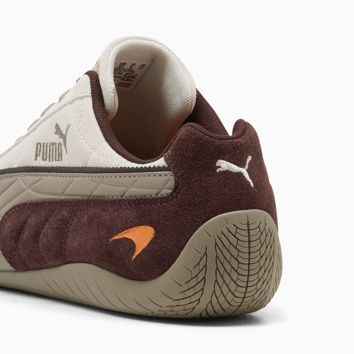 McLAREN RACING Speedcat Sneakers Unisex - Alpine Snow-Chocolate Fondue - Image 5