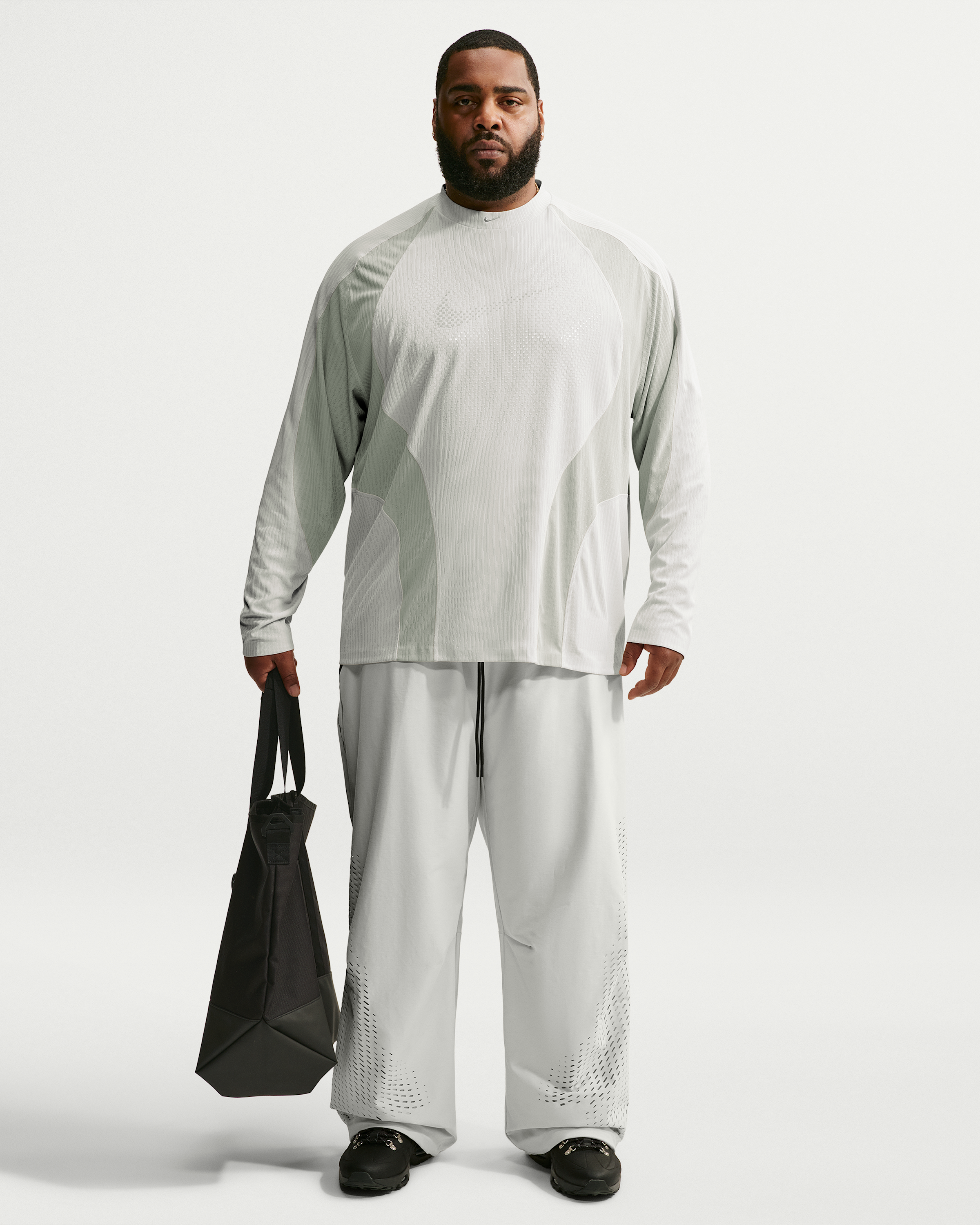 Nike Tech Men's Dri-FIT ADV Jersey - Light Bone/Spruce Fog/Spruce Fog - View 9