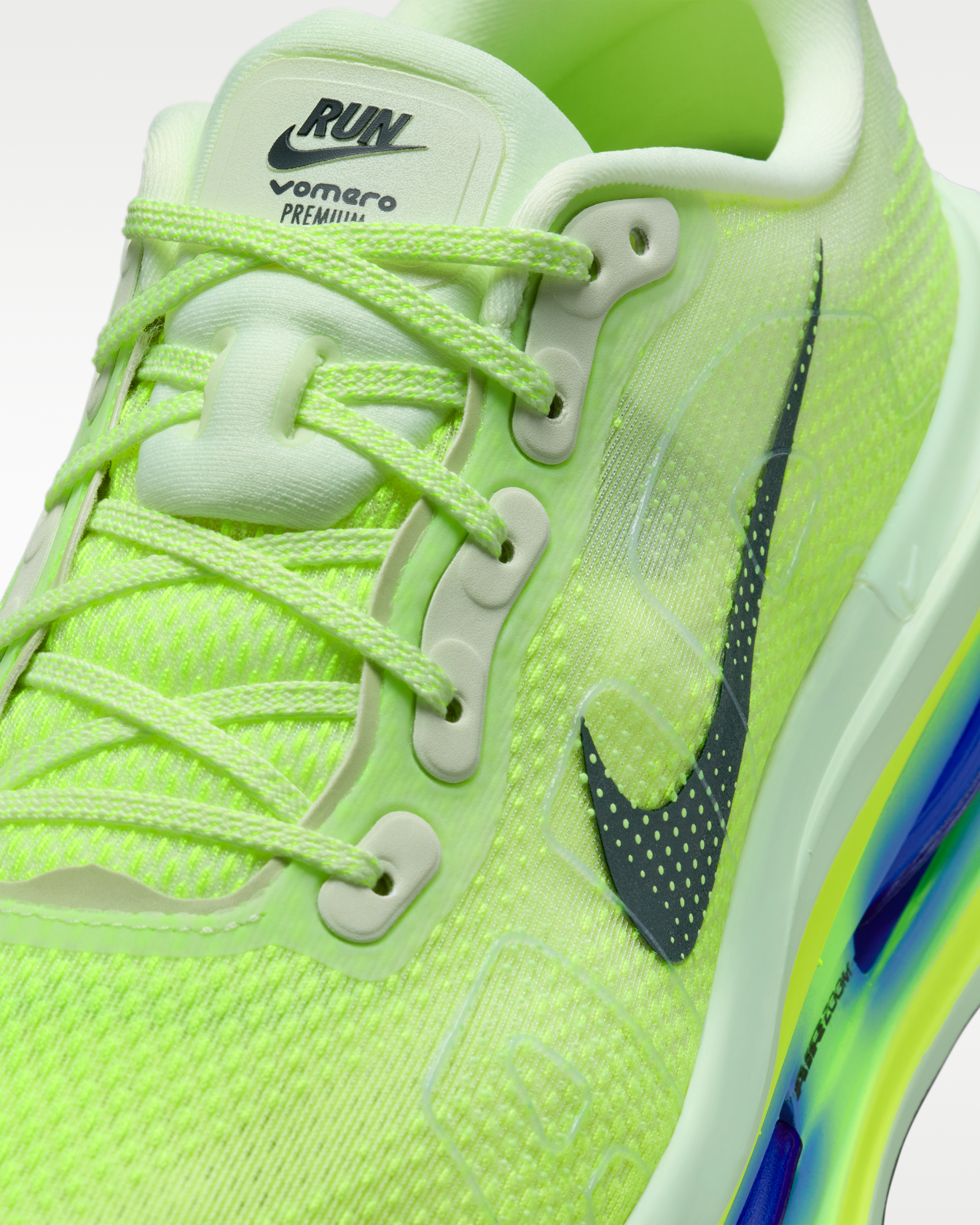 Nike Vomero Premium Men's Road Running Shoes - Volt Tint/Sapphire/Volt/Black Spruce - View 7