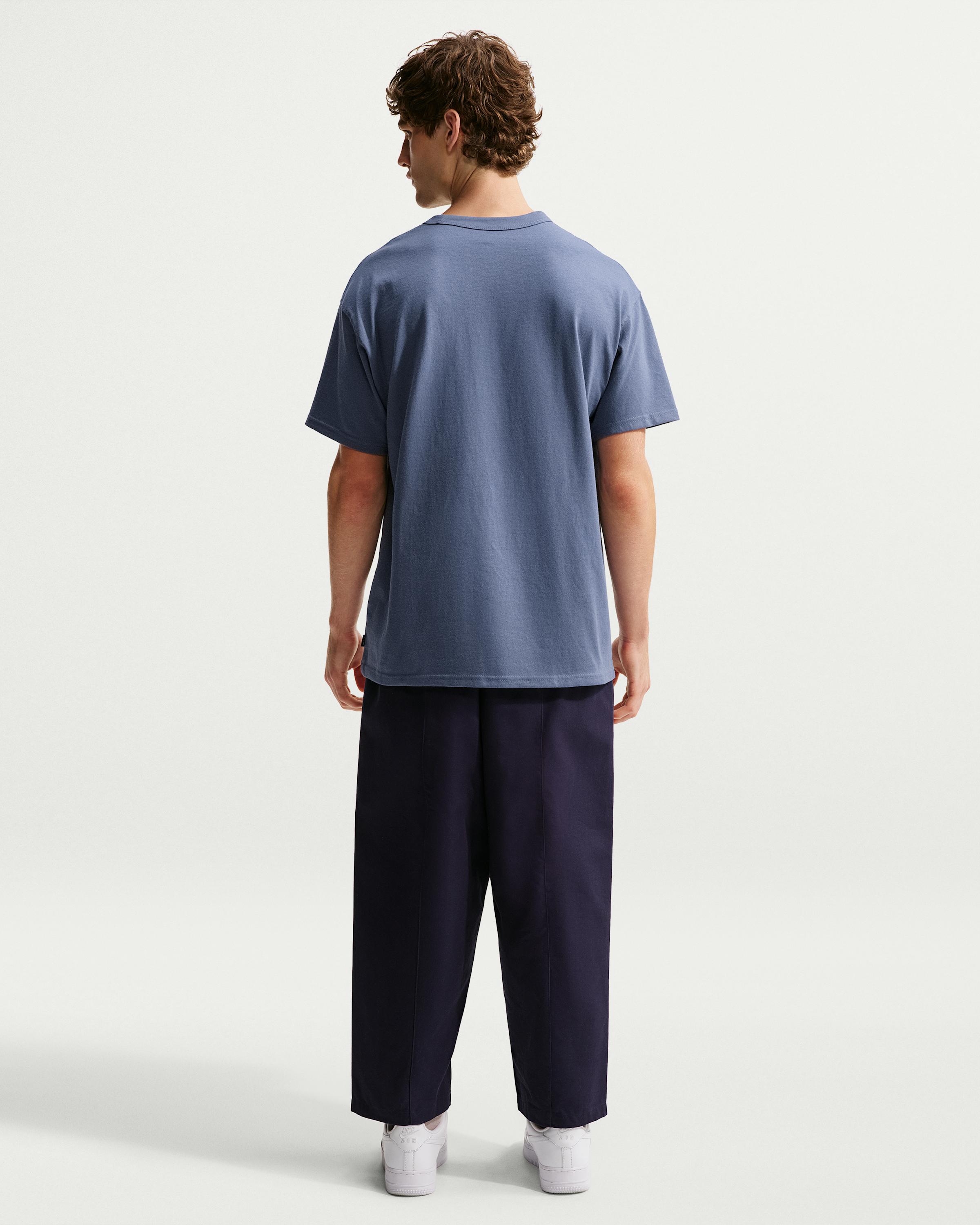 Nike Sportswear Premium Essentials Men's T-Shirt - Diffused Blue - View 5