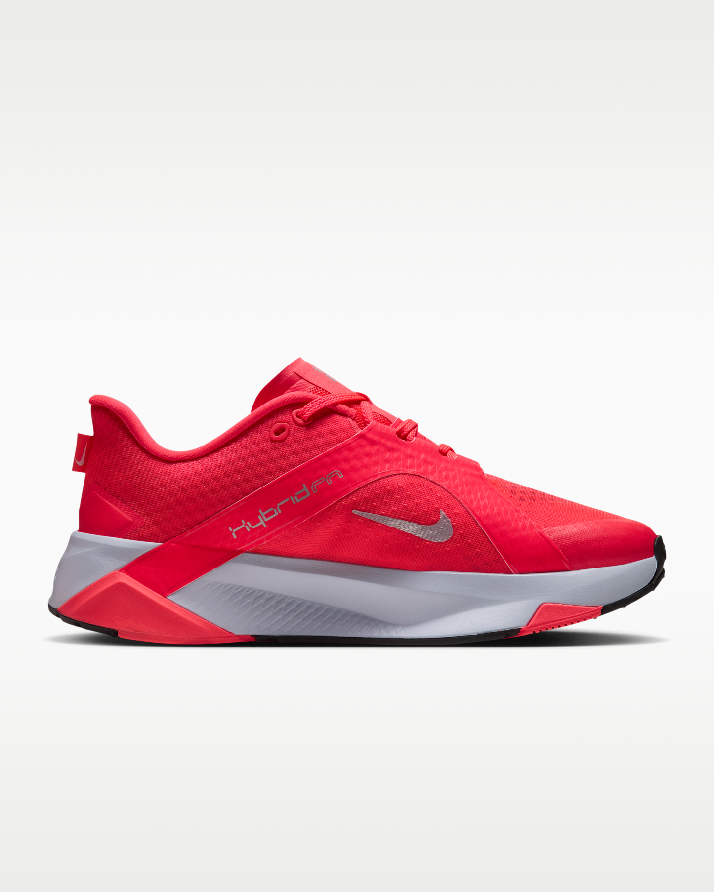 Nike Hybrid RN Men's Training Shoes - Laser Crimson/Football Grey/Football Grey/Metallic Silver - View 3