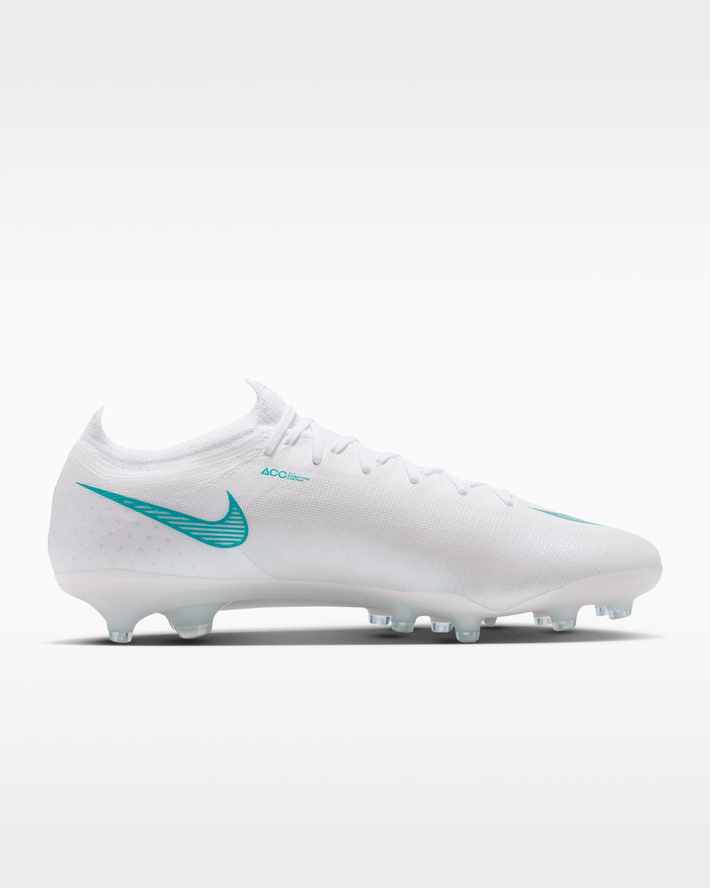 Nike Mercurial Vapor 17 Elite Artificial-Grass Low-Top Football Boots - White/Dusty Cactus - View 3