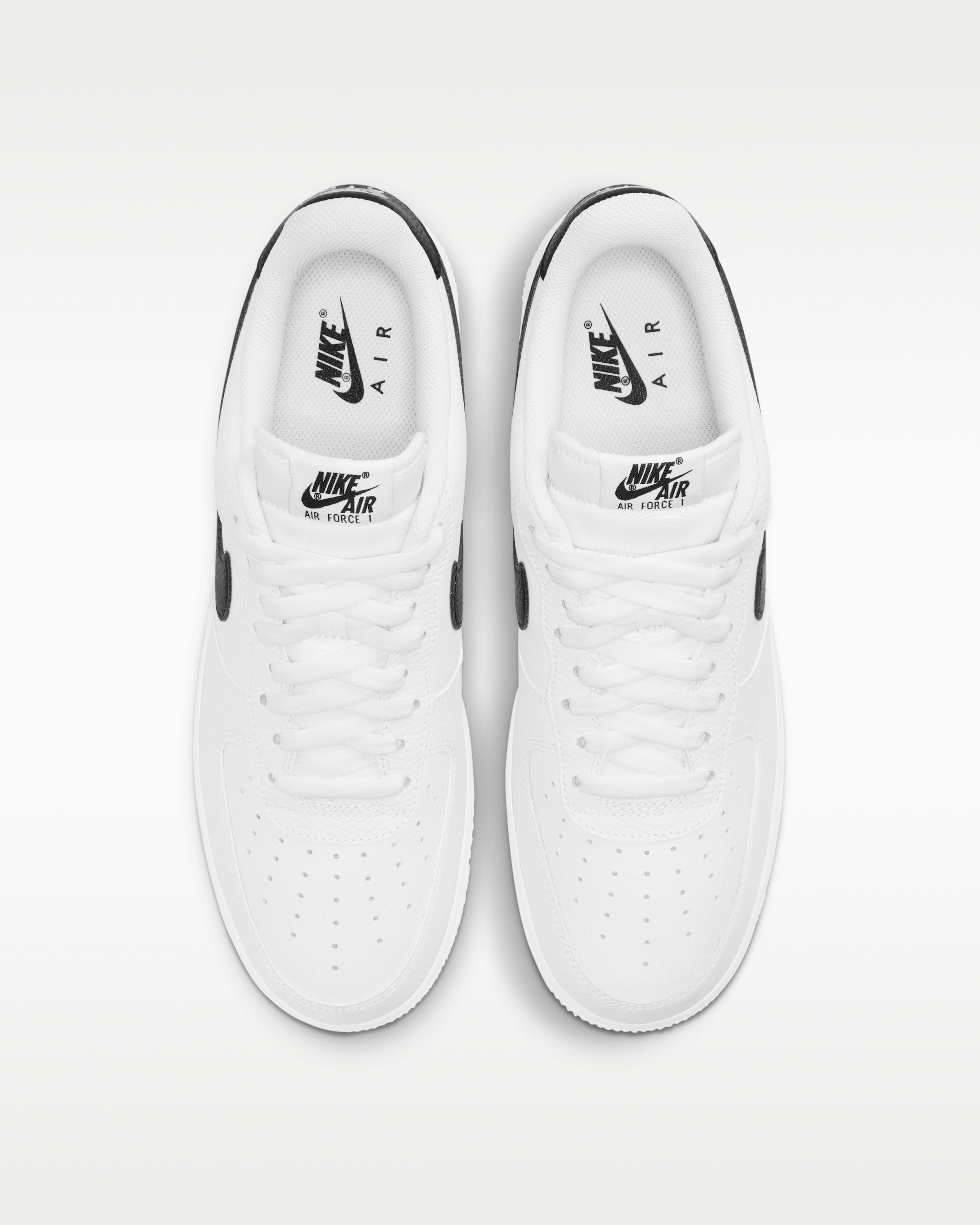 Nike Air Force 1 '07 Men's Shoe - White/Black - View 4
