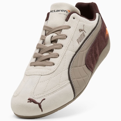 McLAREN RACING Speedcat Sneakers Unisex - Alpine Snow-Chocolate Fondue - Image 8
