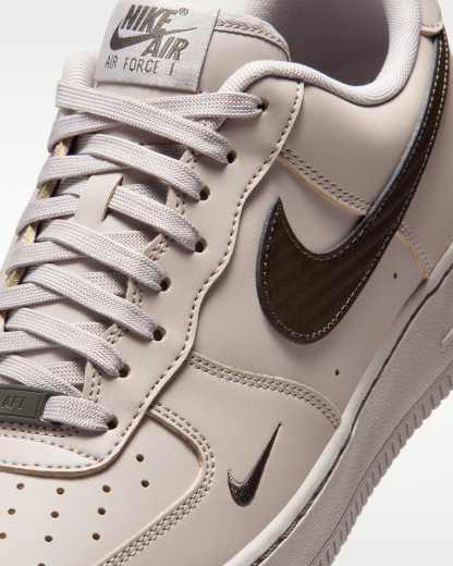 Nike Air Force 1 '07 Men's Shoes - College Grey/Newsprint - View 7