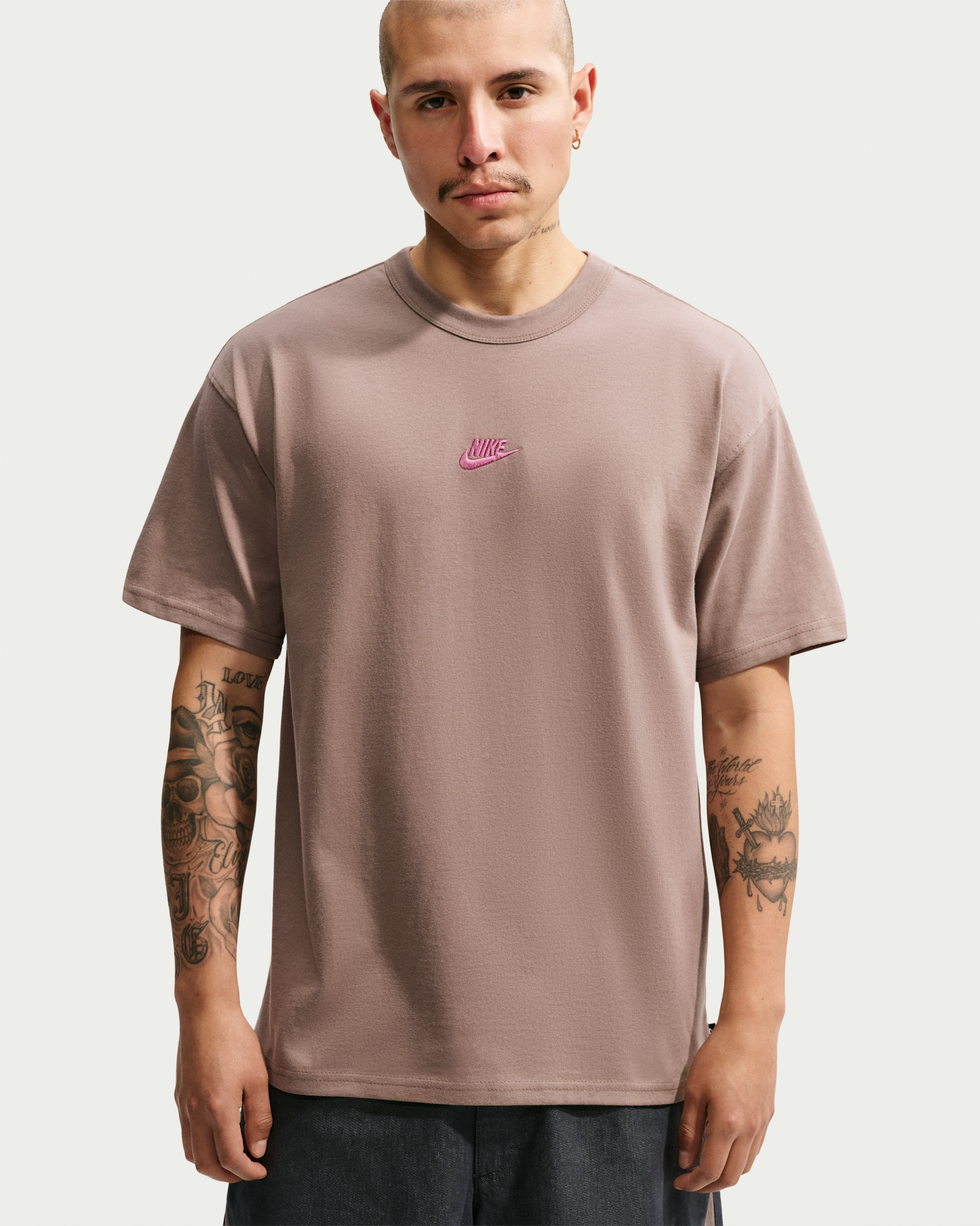 Nike Sportswear Premium Essentials Men's T-Shirt - Mink Brown - View 1