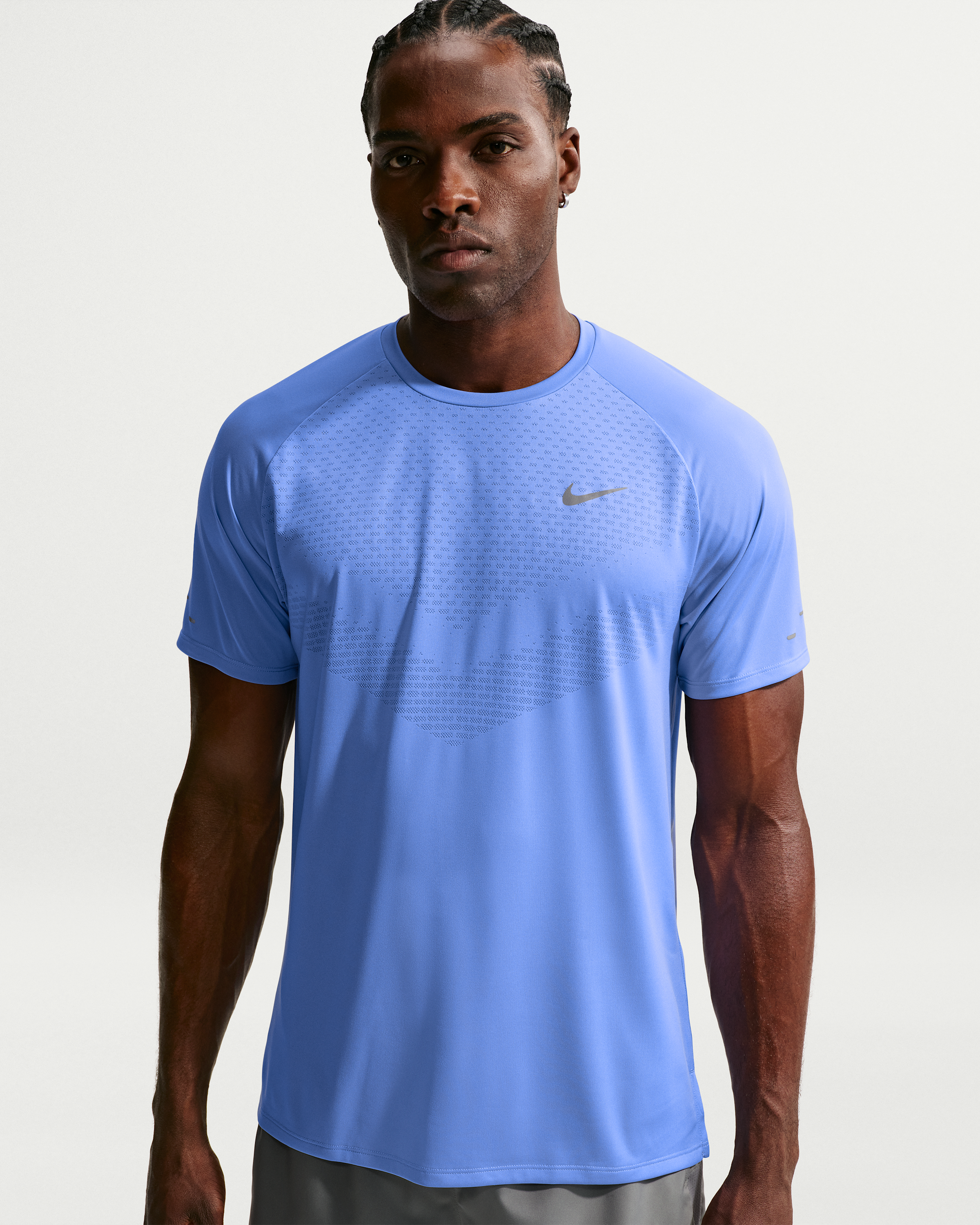 Nike Stride Men's Dri-FIT ADV Short-Sleeve Running Top - Royal Pulse - View 1