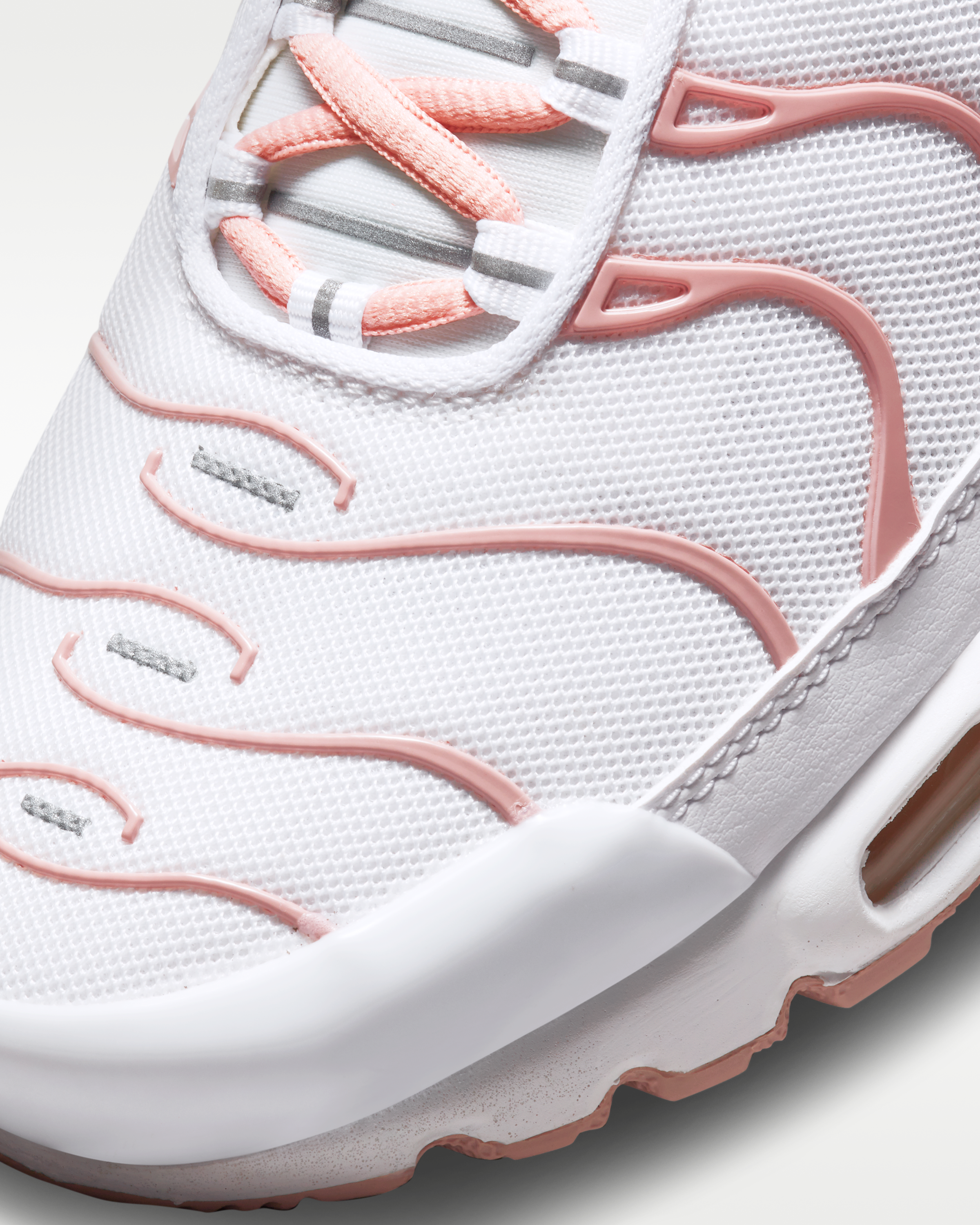 Nike Air Max Plus Women's Shoes - White/Pink Oxford/White - View 8