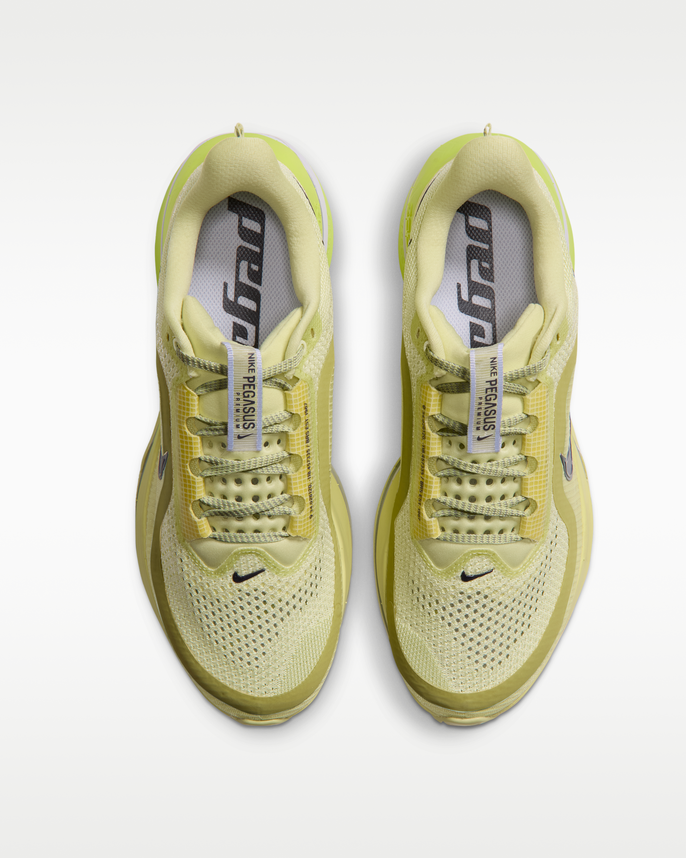 Nike Pegasus Premium Women's Road Running Shoes - Fennel/Lemon Venom/Gridiron/Palest Purple - View 4