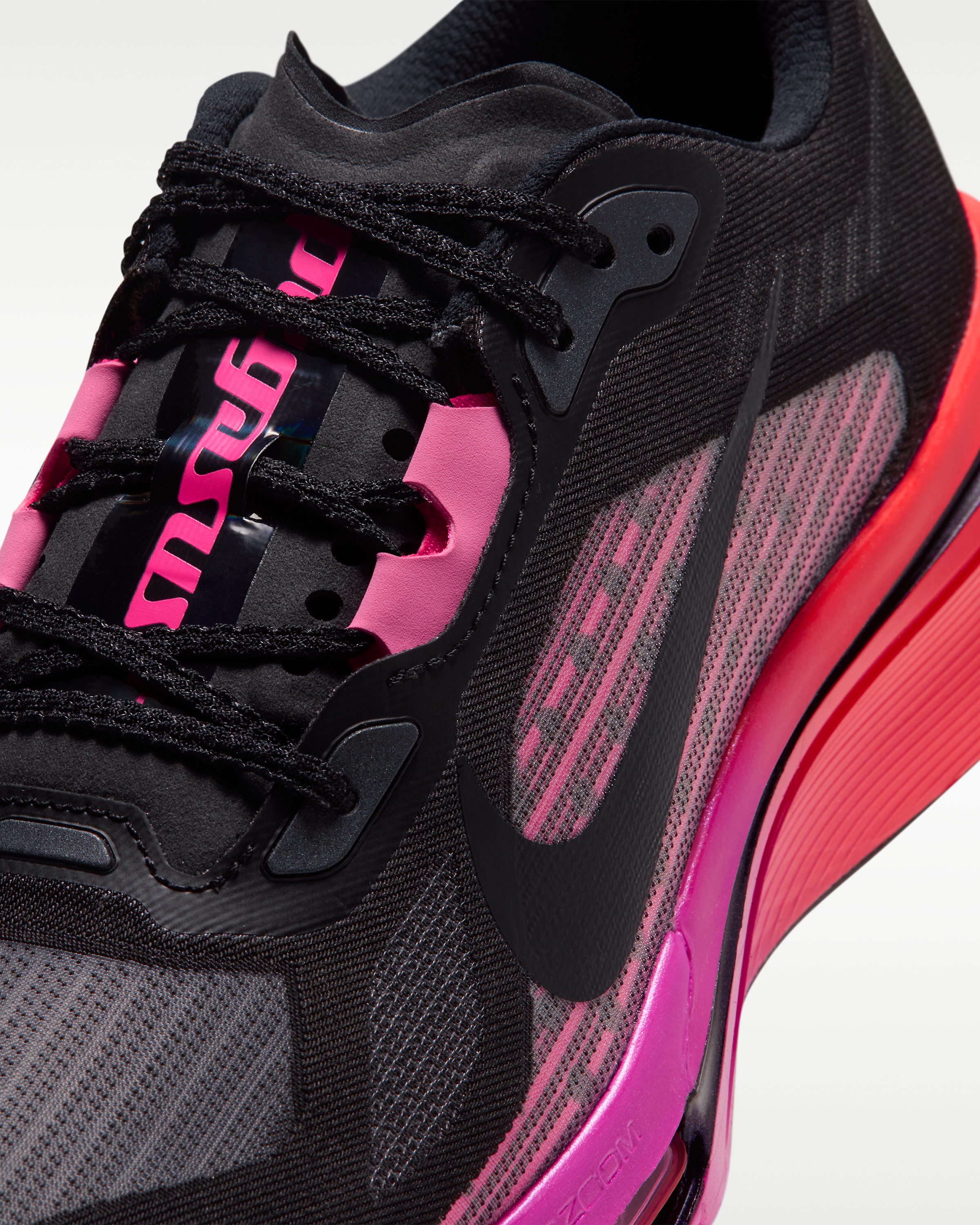 Nike Pegasus Plus 2 Women's Road-Running Shoes - Black/Hyper Pink/Laser Crimson/Black - View 7