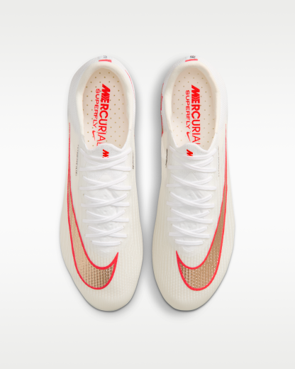 Nike Mercurial Superfly 11 Elite Soft-Ground Low-Top Football Boots - White/Bright Crimson/Blur - View 4