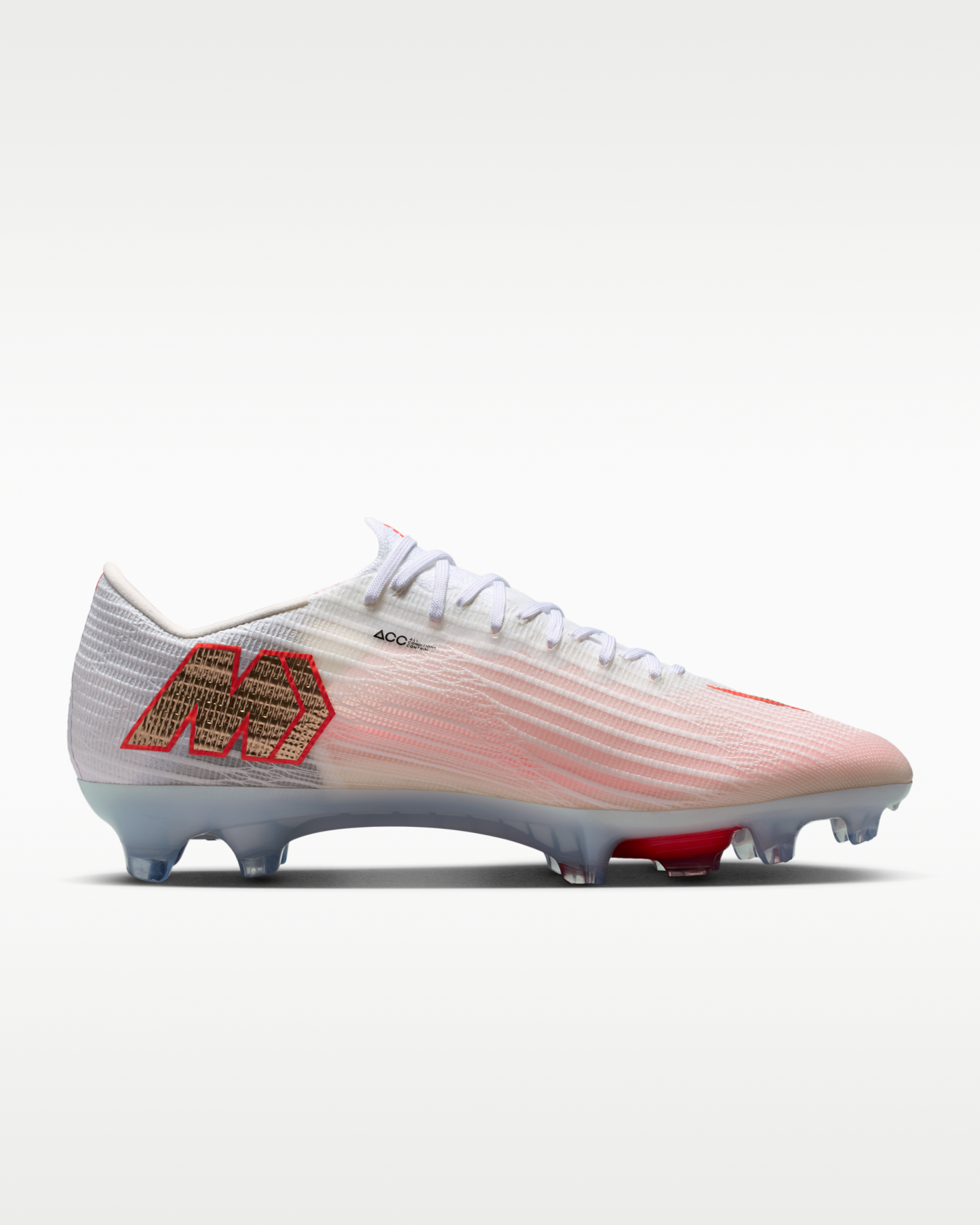 Nike Mercurial Superfly 11 Elite Firm-Ground Low-Top Football Boots - White/Bright Crimson/Blur - View 3