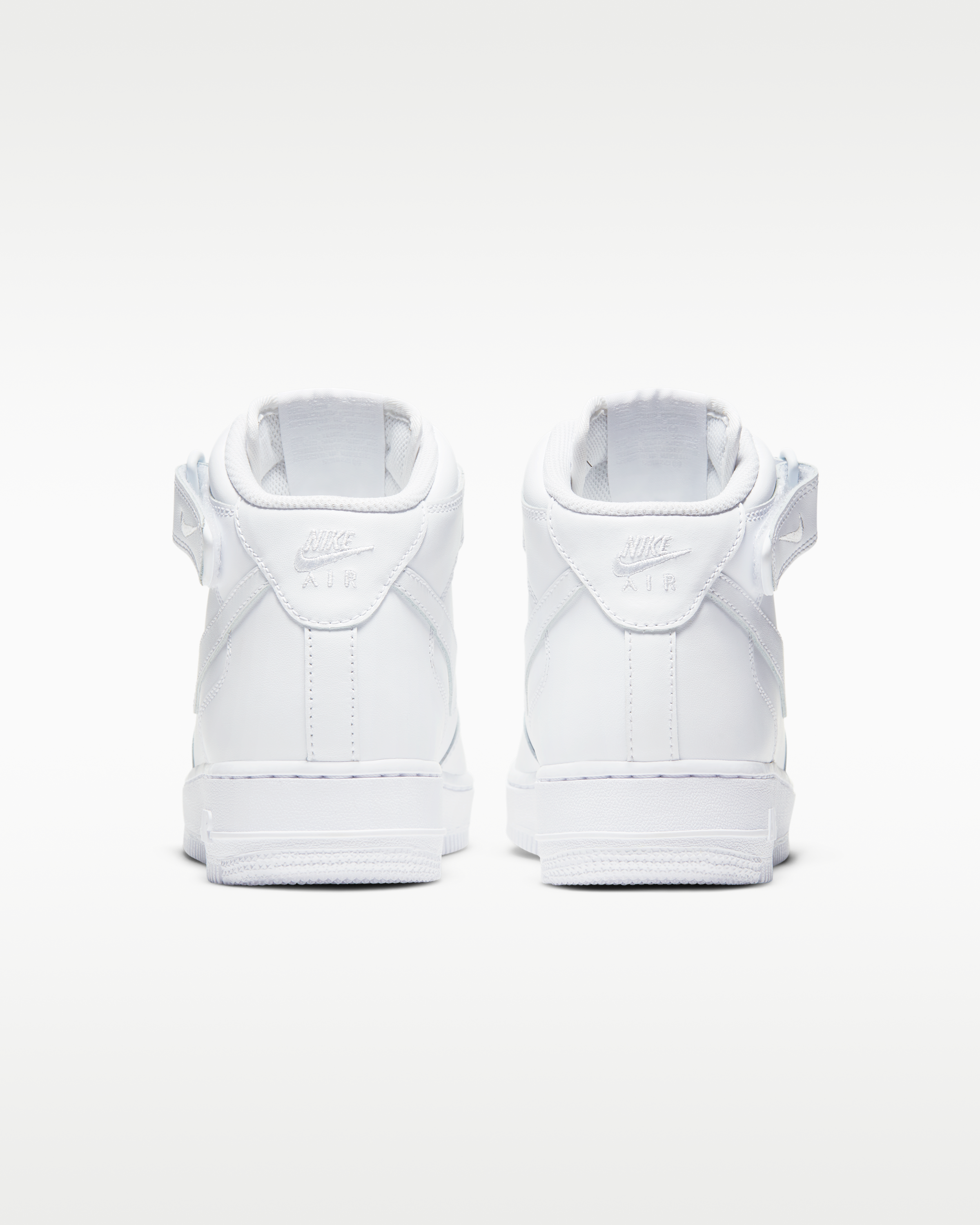 Nike Air Force 1 '07 Mid Women's Shoe - White/White/White - View 6