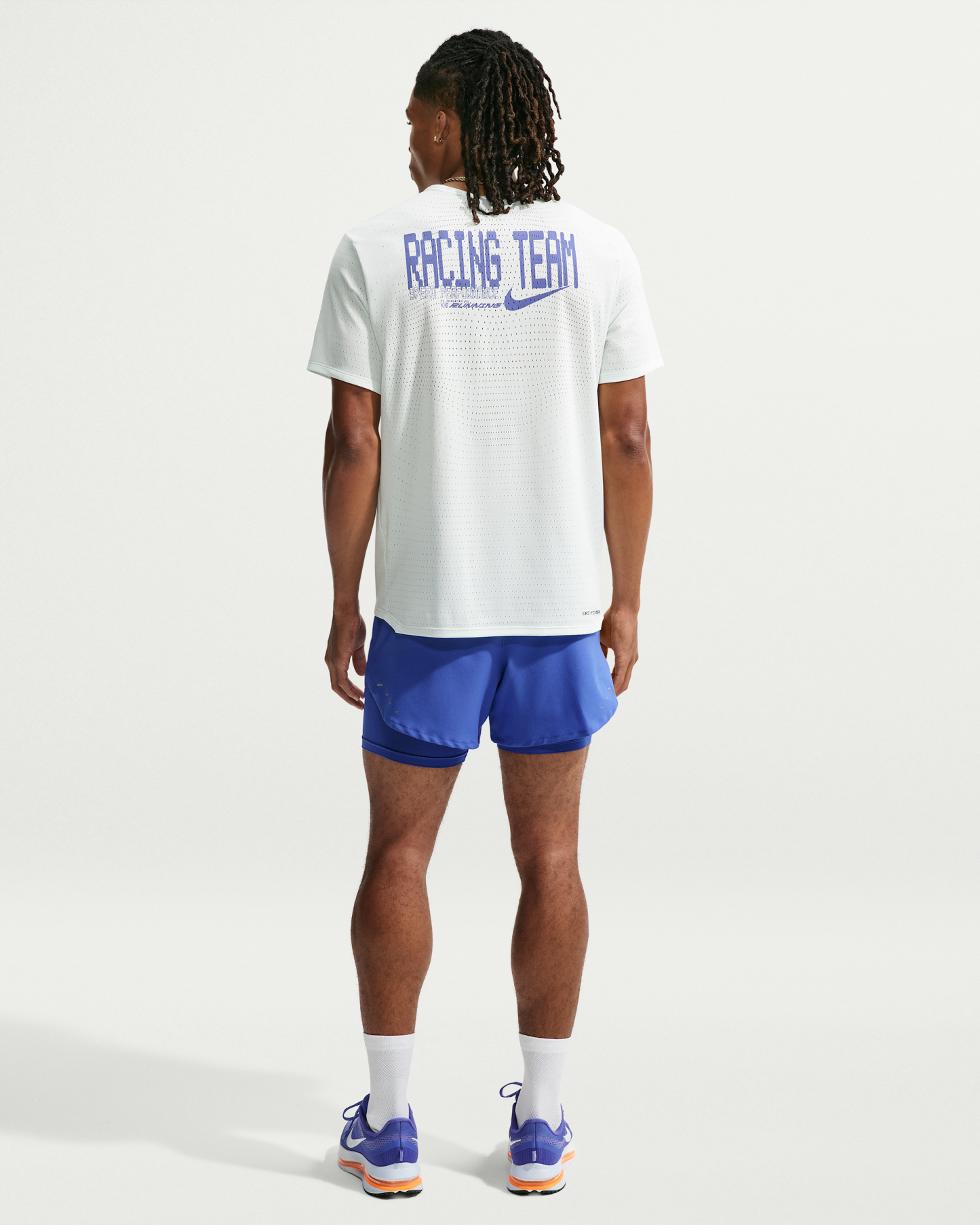 Nike Stride Men's Dri-FIT 13cm (approx.) Hybrid Running Shorts - Lapis - View 5