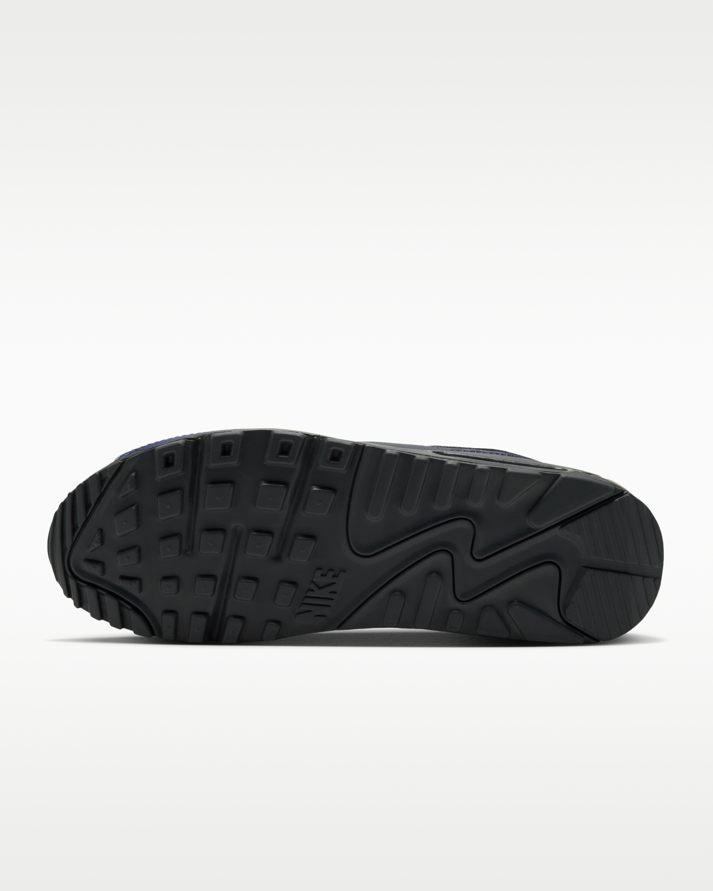 Nike Air Max 90 Premium Men's Shoes - Dark Smoke Grey/University Blue/Dark Smoke Grey - View 2
