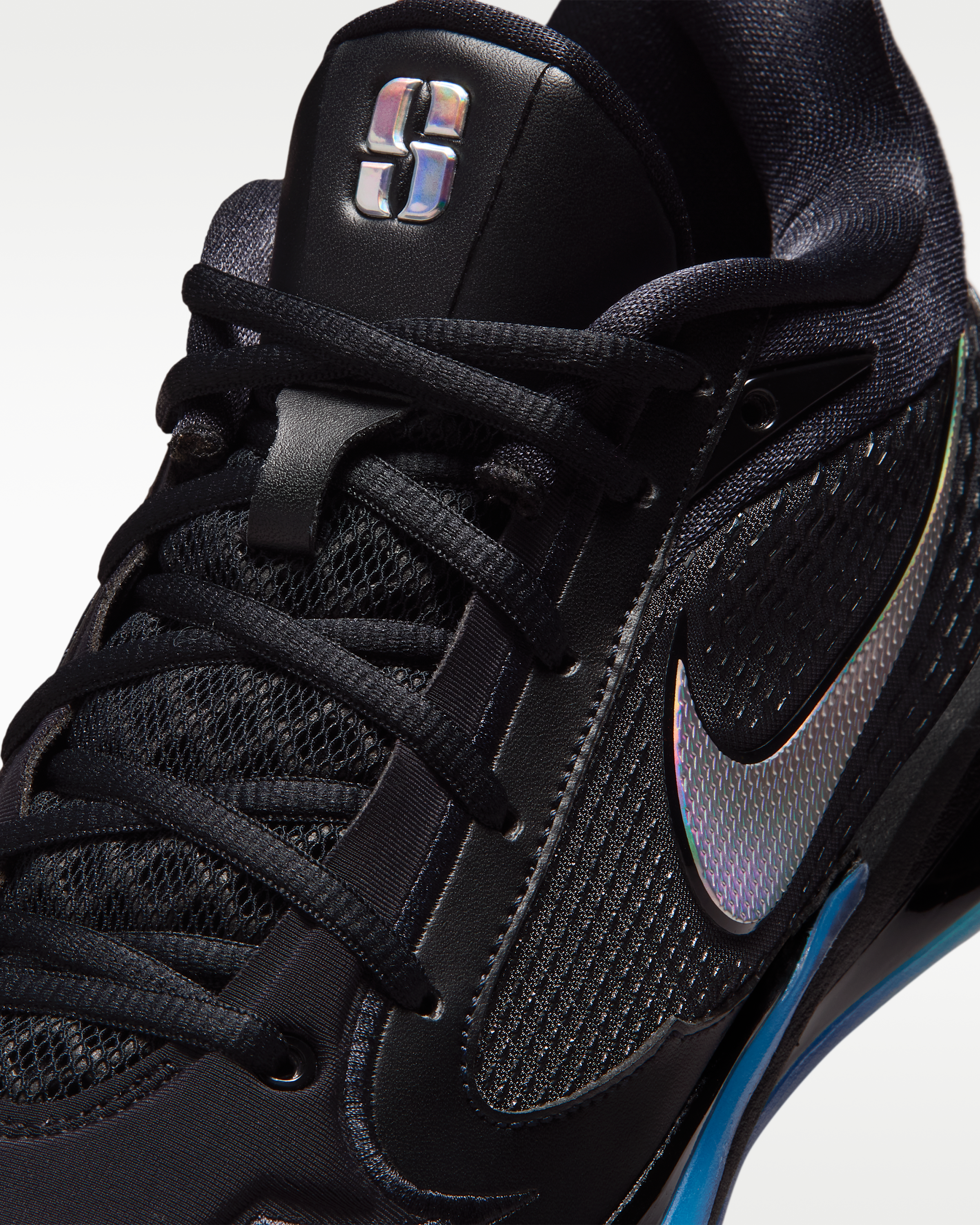 Sabrina 4 'Nike Nights' Basketball Shoes - Black/Blue Glow/Light Aqua/Multi-Colour - View 7