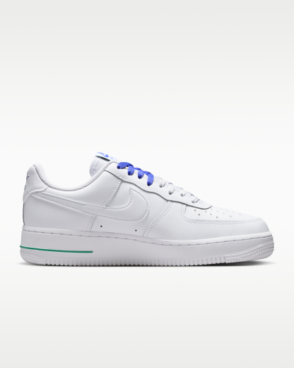Nike Air Force 1 '07 SE Women's Shoes - White/Persian Violet/Stadium Green/White - View 3