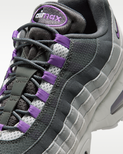 Nike Air Max 95 Big Bubble 'OG' Men's Shoes - Photon Dust/Dark Grey/Grey Fog/Bright Violet - View 7