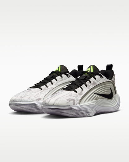 Giannis Immortality 5 Basketball Shoes - White/Off-White/Light Smoke Grey/Metallic Silver - View 5