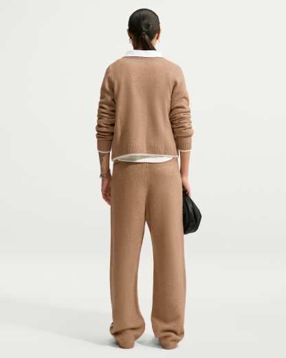 Nike Sportswear Chill Knit Women's Slim Cardigan - Parachute Beige/Heather/White - View 5