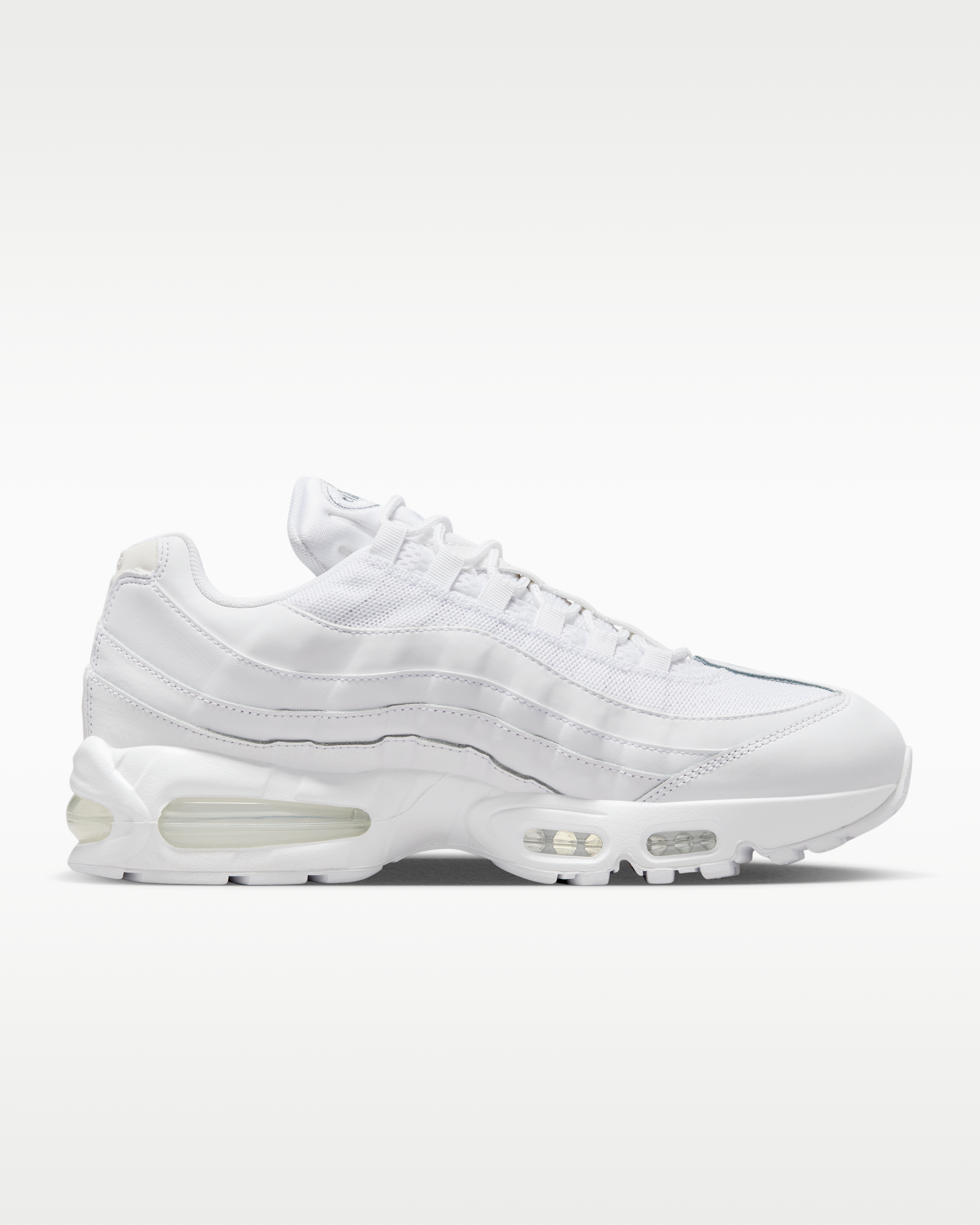 Nike Air Max 95 Big Bubble Men's Shoes - White/White/Pure Platinum/White - View 3