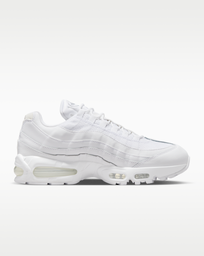 Nike Air Max 95 Big Bubble Men's Shoes - White/White/Pure Platinum/White - View 3