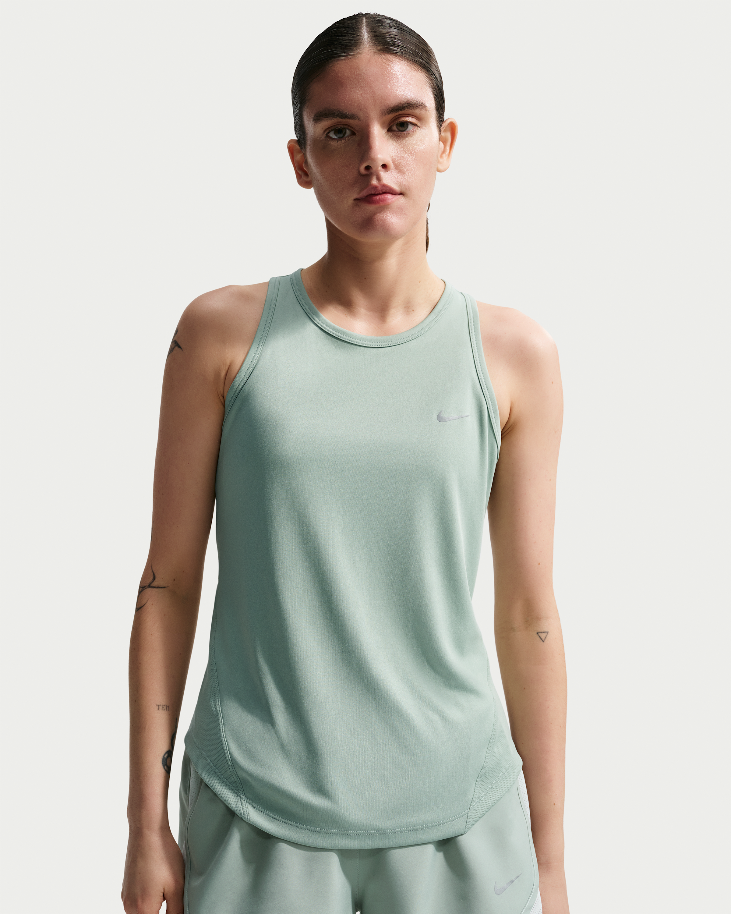 Nike Tempo Women's Dri-FIT Running Tank Top - Steam - View 1