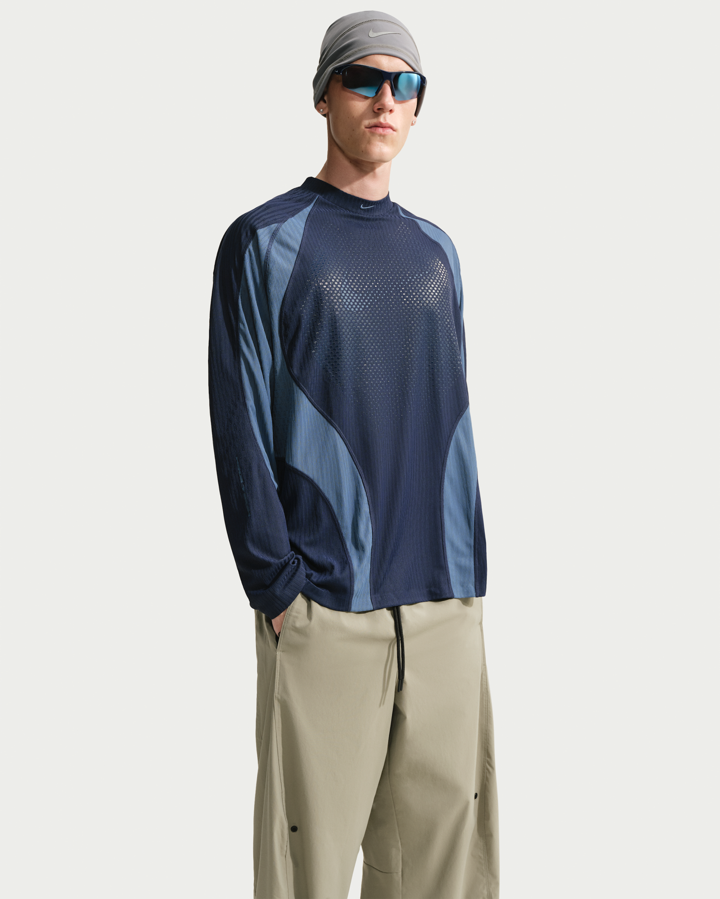 Nike Tech Men's Dri-FIT ADV Jersey - Obsidian/New Slate/New Slate - View 1