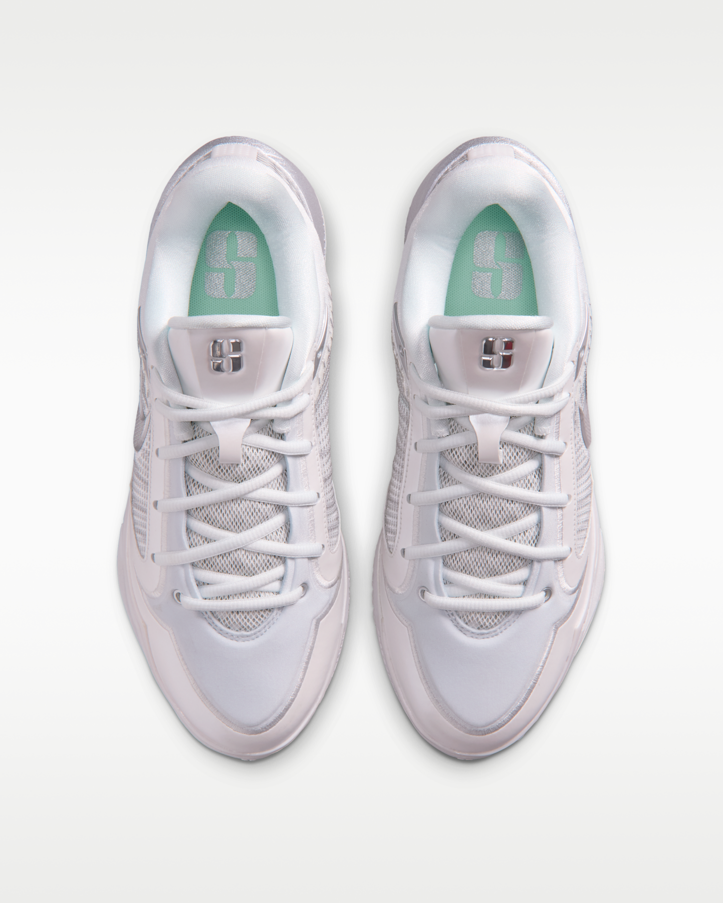 Sabrina 4 'Light Work' Basketball Shoes - Summit White/Black/Metallic Silver - View 4