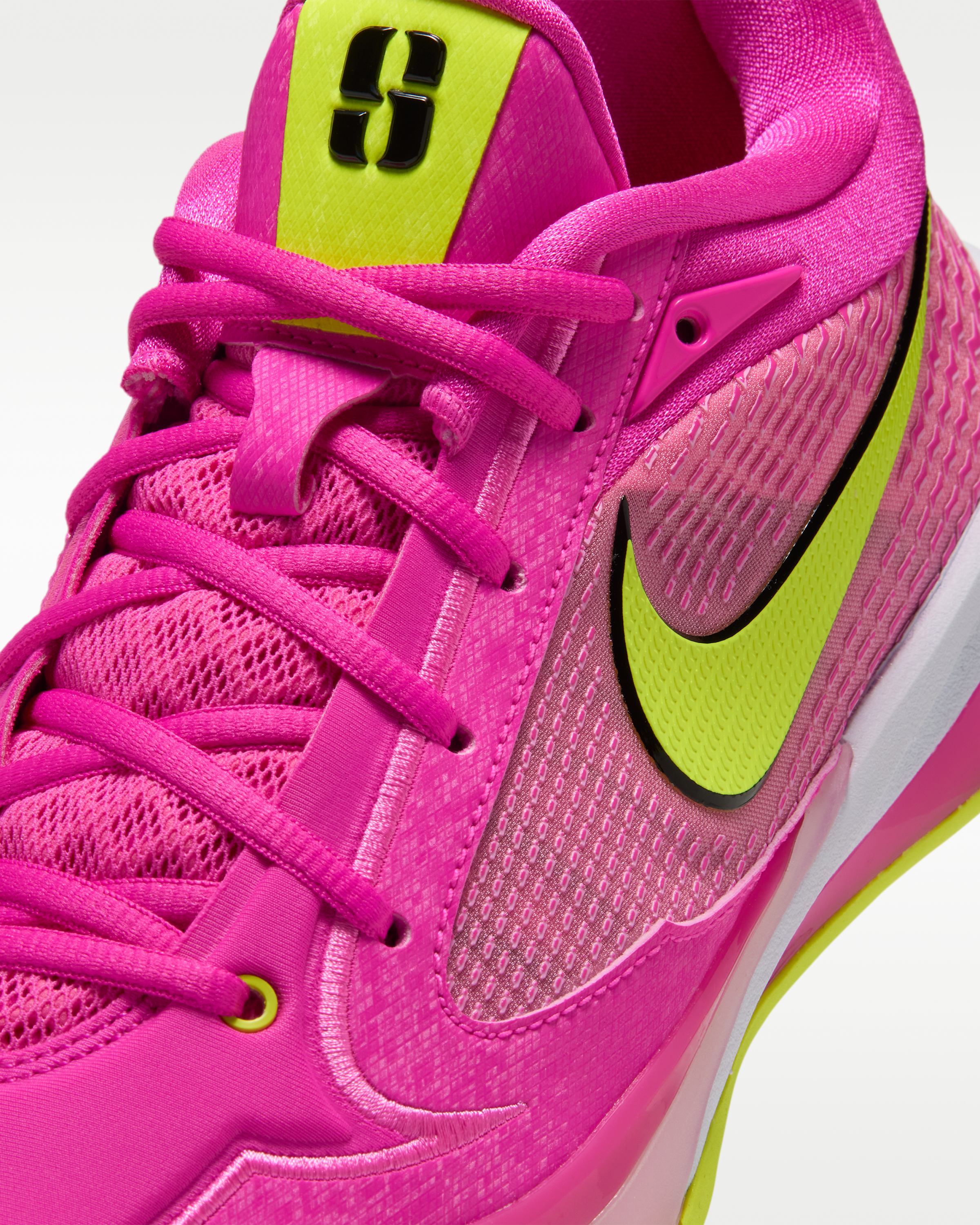 Sabrina 4 Basketball Shoes - Desert Pink/Pink Rise/Shadow Brown/Lemon Venom - View 7
