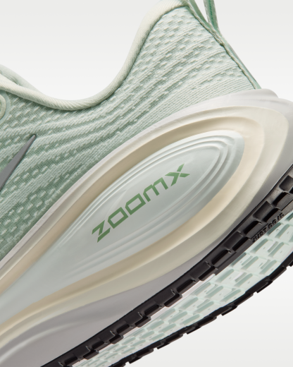 Nike Vomero Plus Women's Road Running Shoes - Light Silver/Barely Green/Sea Glass/Metallic Silver - View 8
