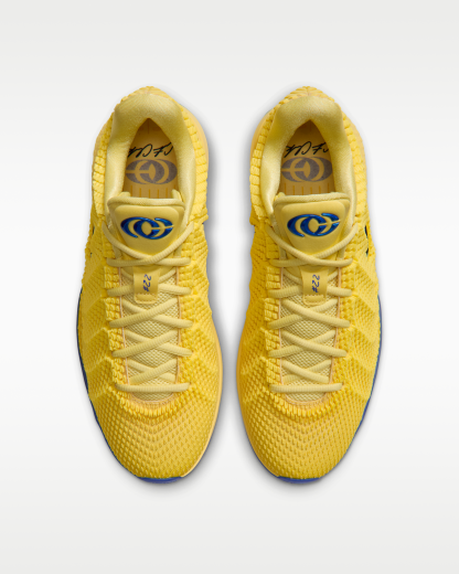 Caitlin 1 'Warning Code' Basketball Shoes - Yellow Zest/Soft Yellow/Racer Blue - View 4