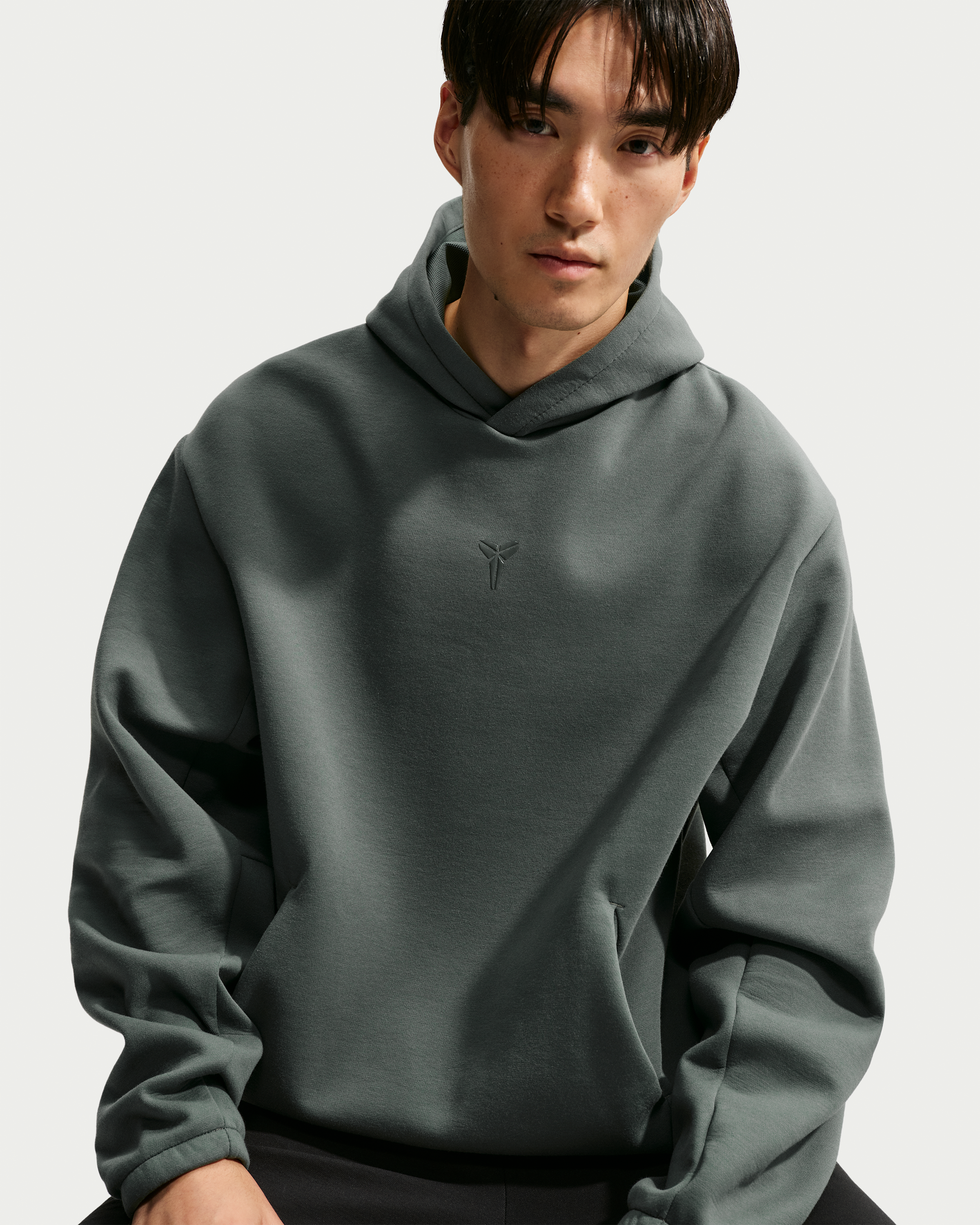 Kobe Men's Nike Dri-FIT Pullover Basketball Hoodie - Mineral Spruce/Mineral Spruce - View 1