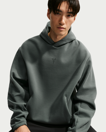 Kobe Men's Nike Dri-FIT Pullover Basketball Hoodie - Mineral Spruce/Mineral Spruce - View 1