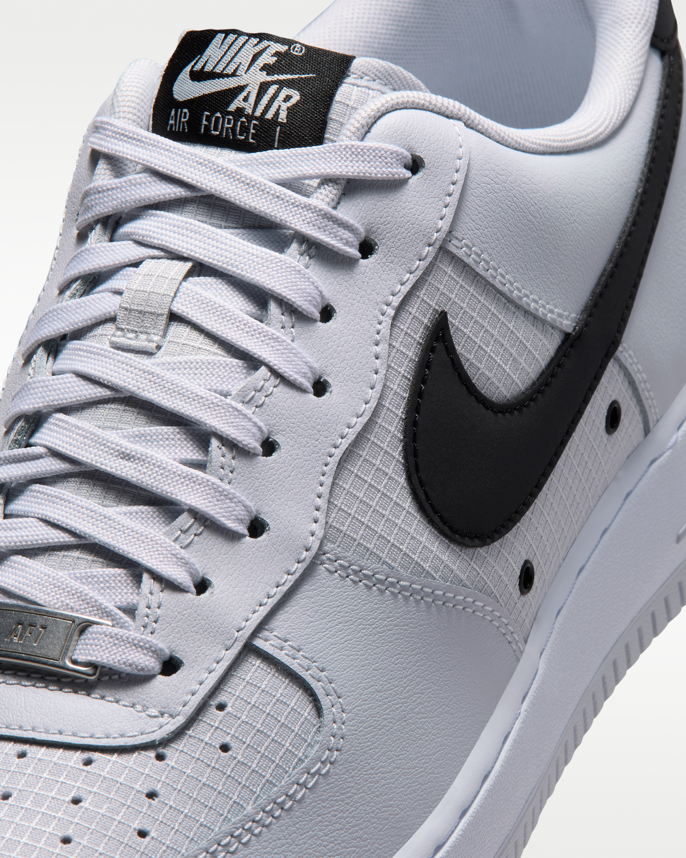 Nike Air Force 1 '07 LV8 Men's Shoes - Geyser Grey/White/Black - View 7