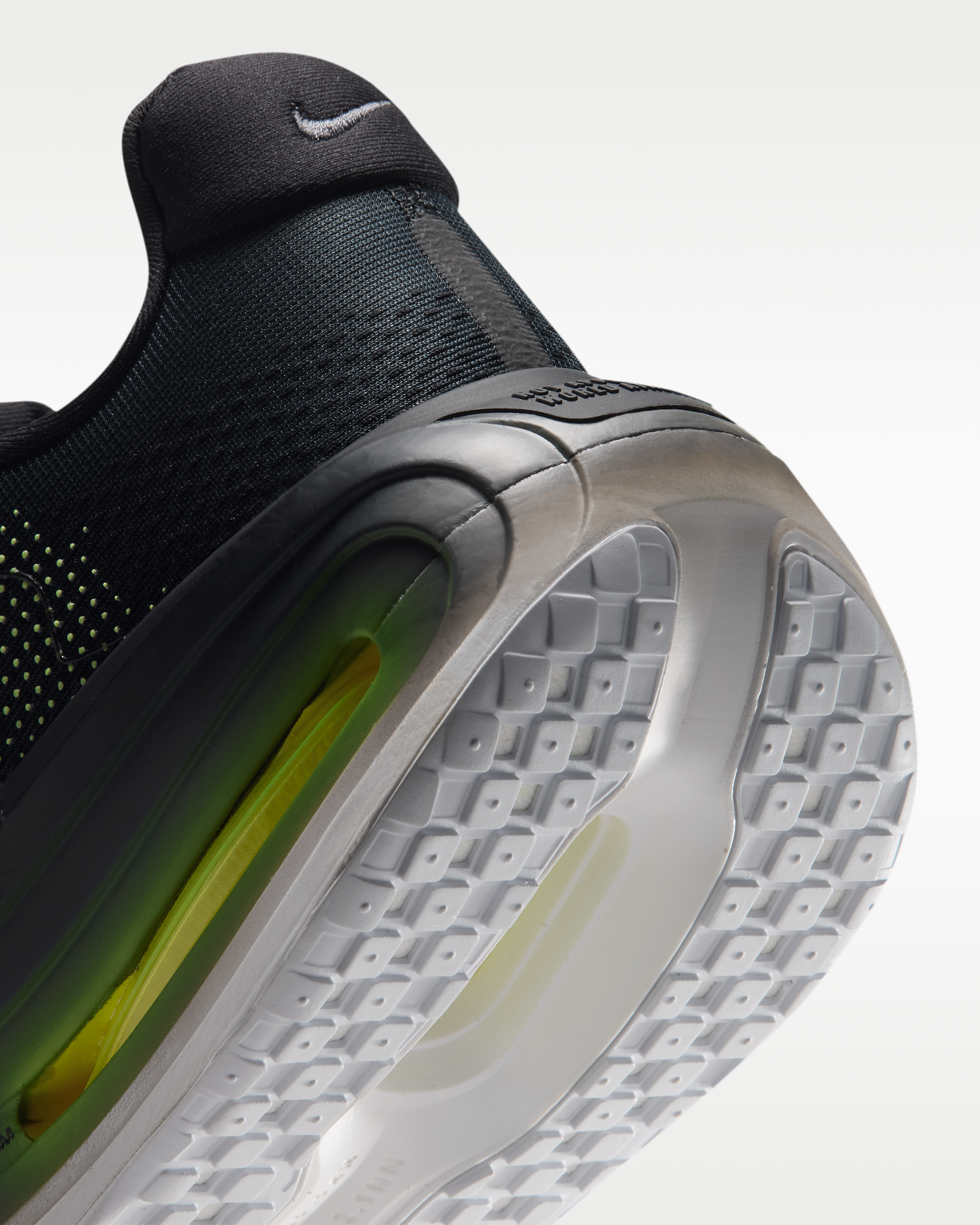 Nike Vomero Premium Men's Road Running Shoes - Black/Anthracite/Lemon Venom/Metallic Dark Grey - View 8
