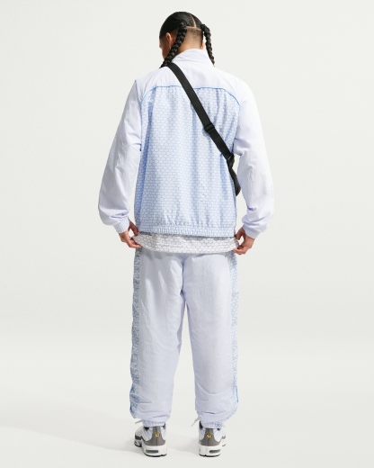 Nike Sportswear Men's Woven Tracksuit Jacket - Football Grey/Light Armoury Blue - View 5