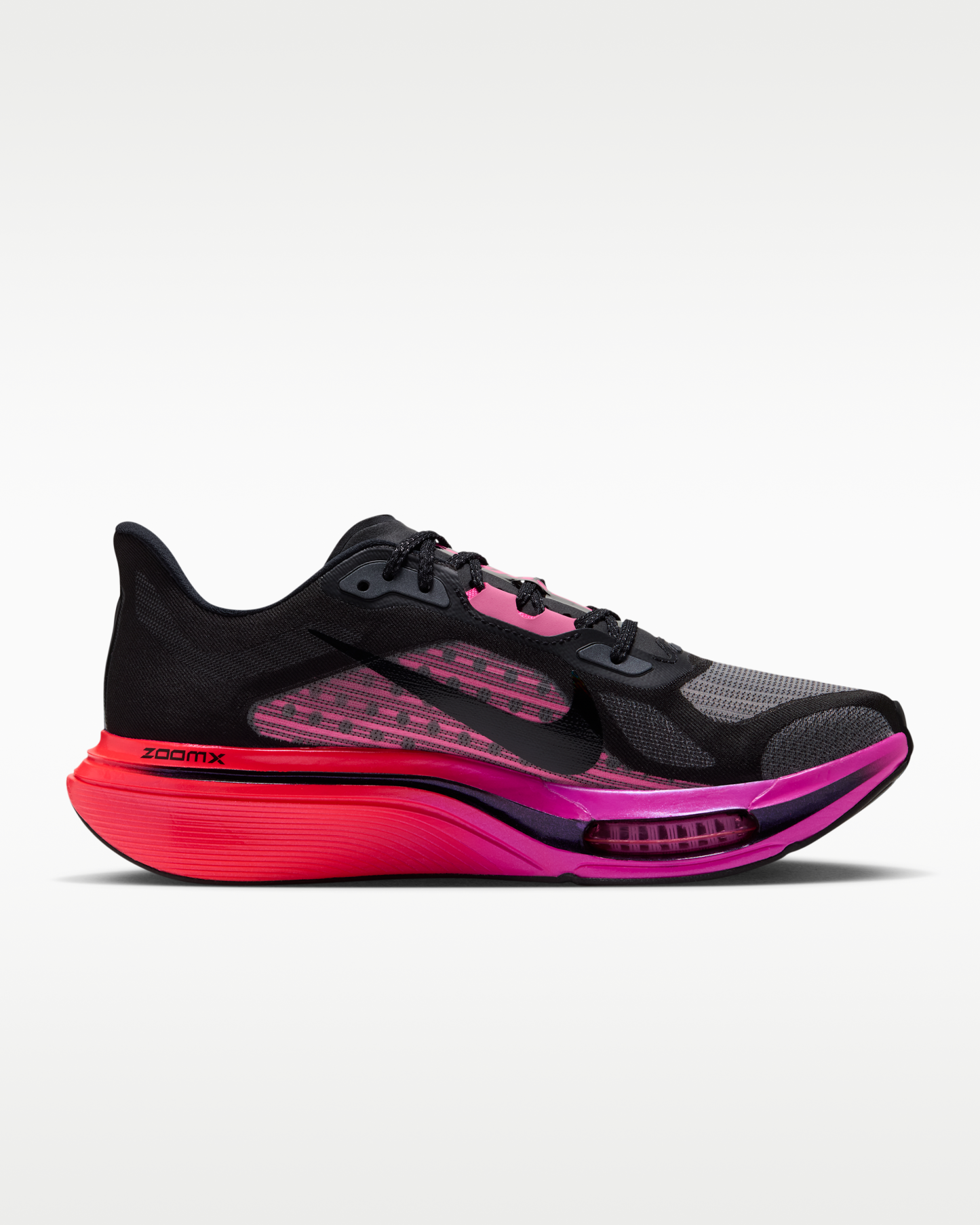 Nike Pegasus Plus 2 Women's Road-Running Shoes - Black/Hyper Pink/Laser Crimson/Black - View 3