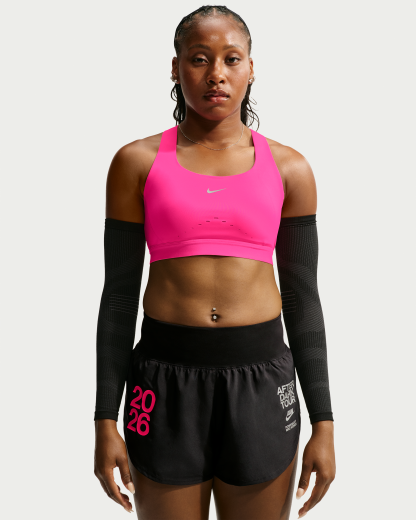 Nike Swift Women's High-Support Lightly Lined Sports Bra - Hyper Pink - View 1
