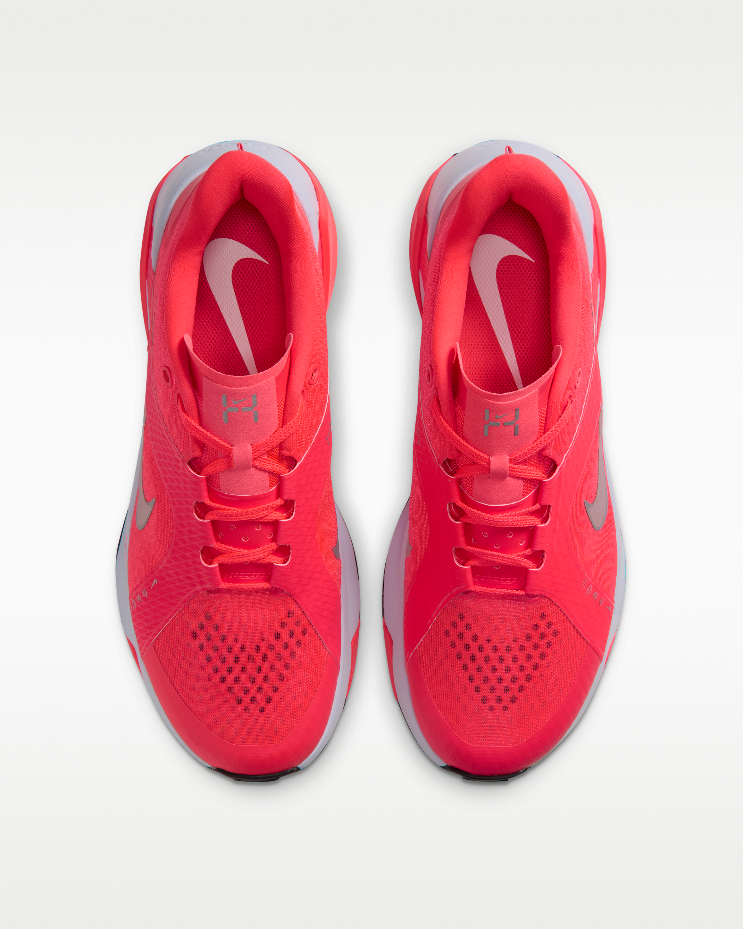 Nike Hybrid RN Men's Training Shoes - Laser Crimson/Football Grey/Football Grey/Metallic Silver - View 4