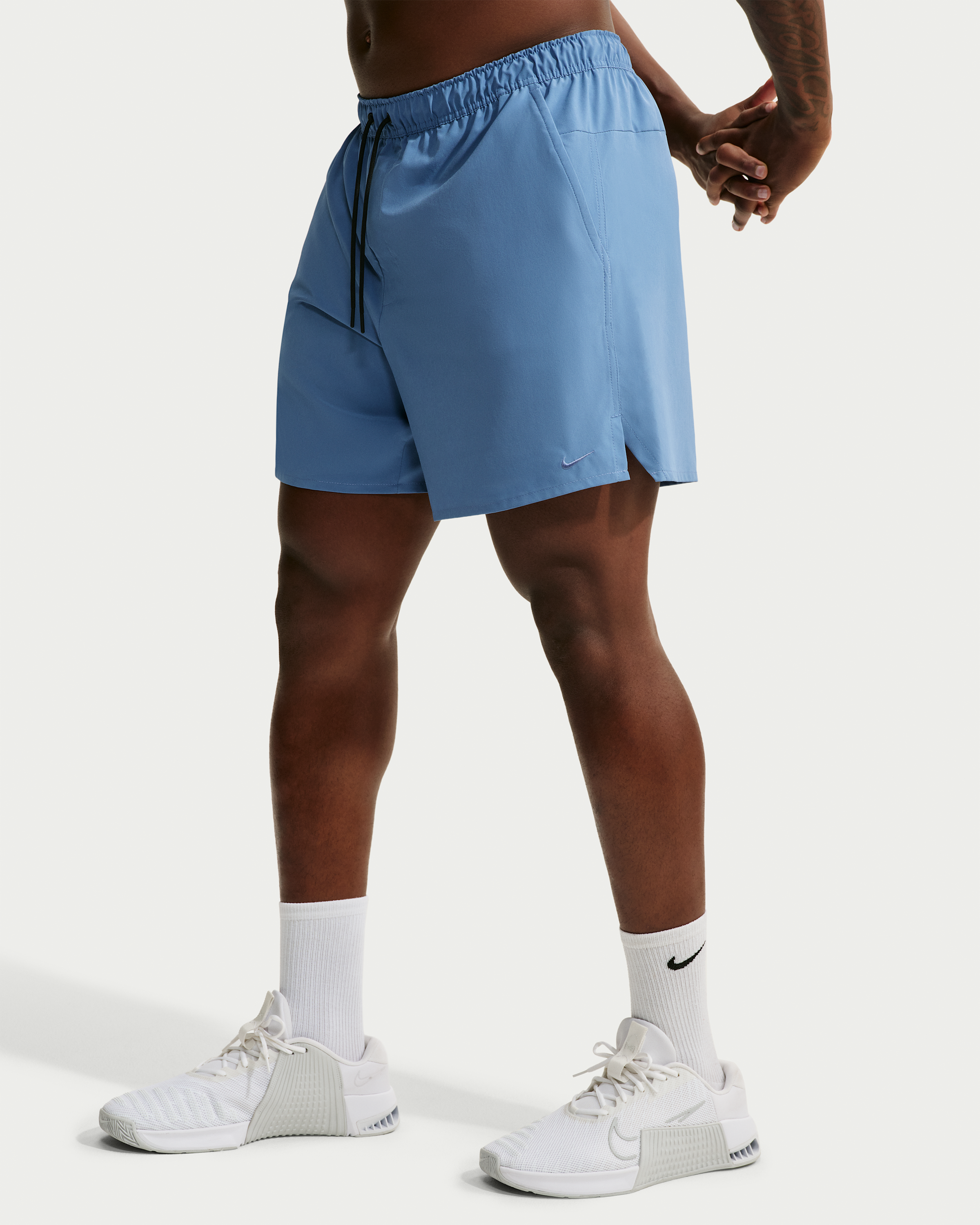 Nike Unlimited Men's Dri-FIT 18cm (approx.) Unlined Versatile Shorts - Indigo Storm/Black/Indigo Storm - View 7