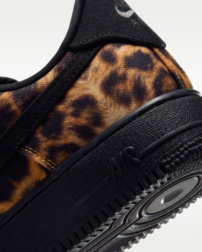 Nike Air Force 1 '07 SE Leopard Women's Shoes - Multi-Colour/Bucktan/Desert Ochre/Black - View 8