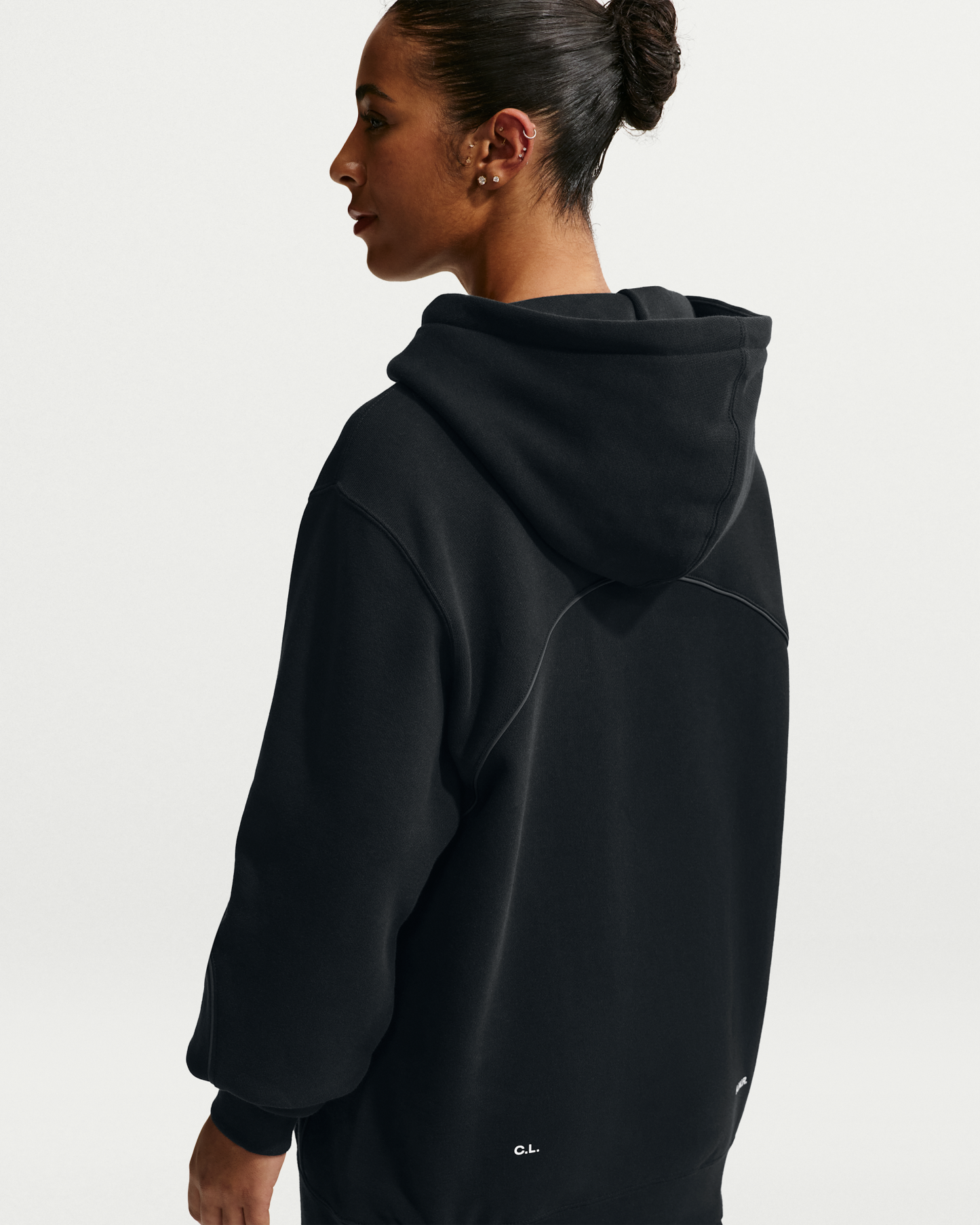 NOCTA Fleece CS Hoodie 2 - Black/White - View 4