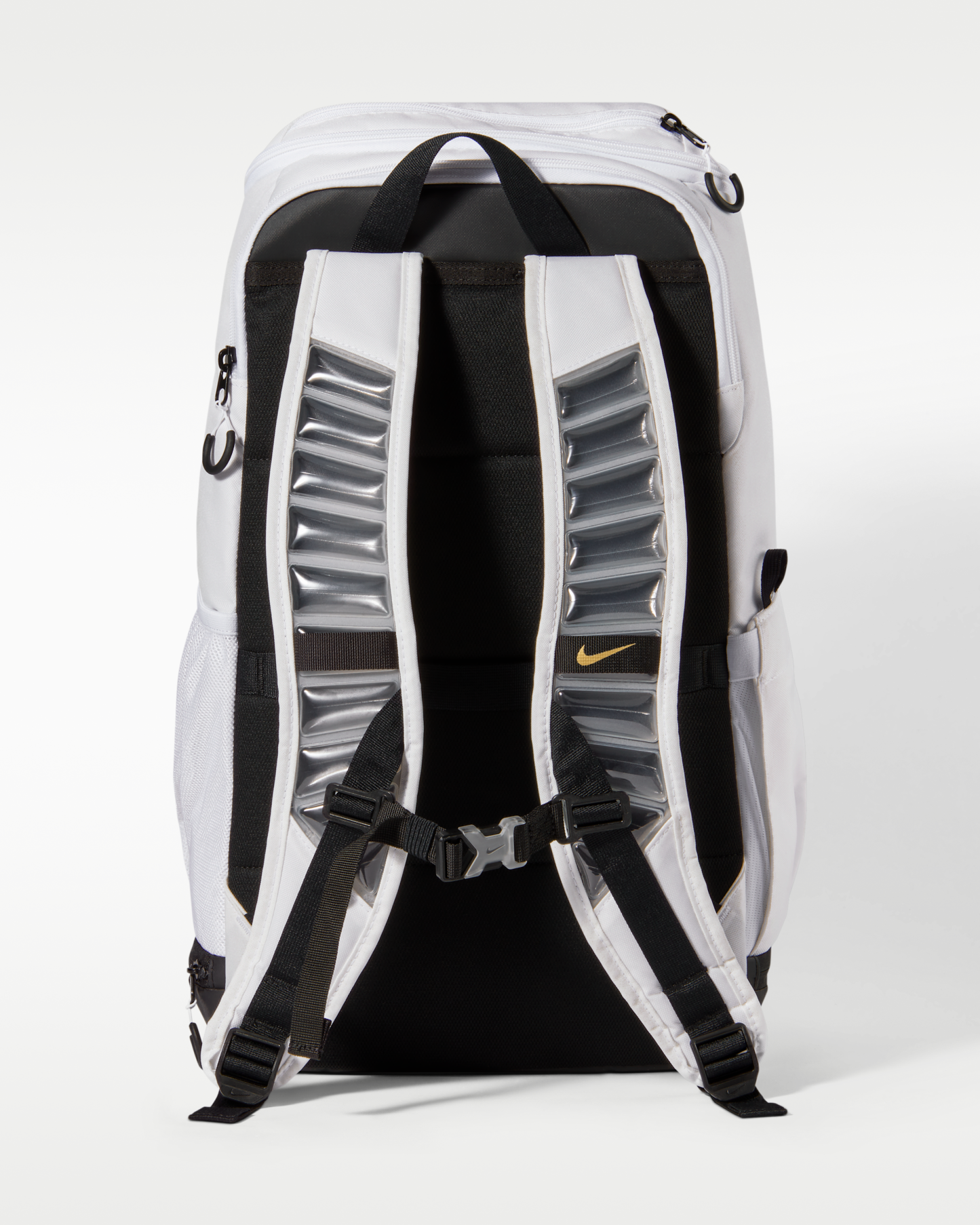 Nike Varsity Elite Backpack (32L) - White/Black/Metallic Gold - View 4