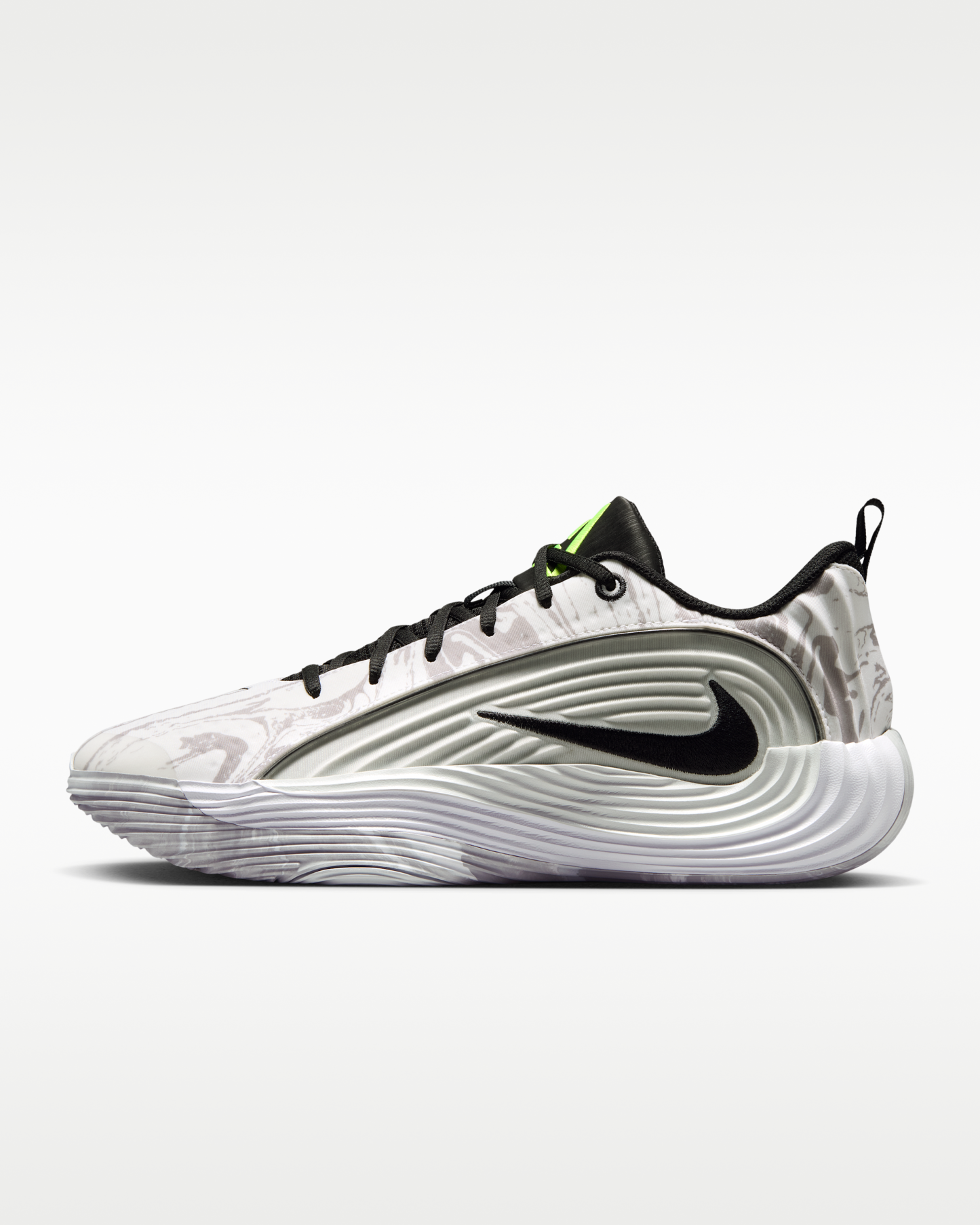 Giannis Immortality 5 Basketball Shoes - White/Off-White/Light Smoke Grey/Metallic Silver - View 1